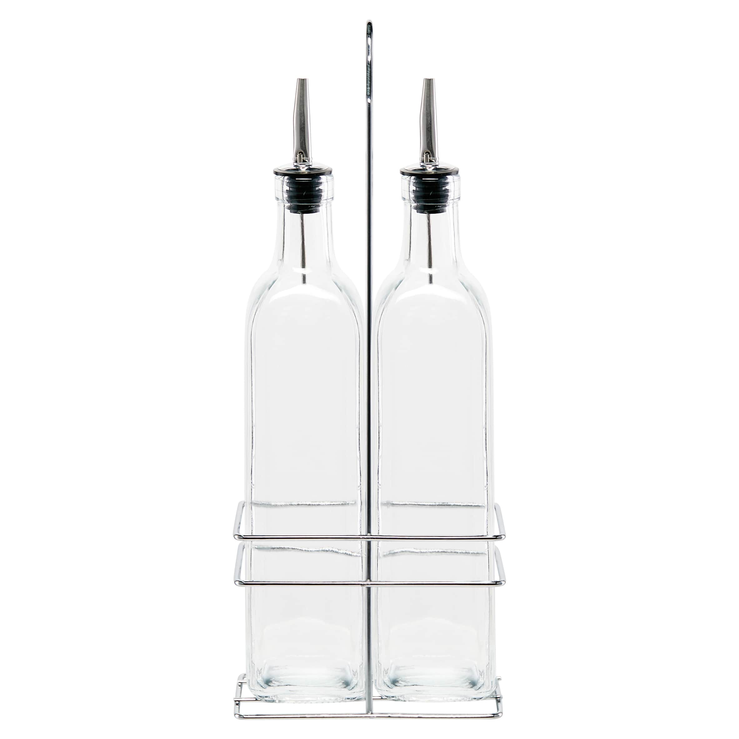 Tesco Oil & Vinegar Glass Cruet Set thumbnail 2