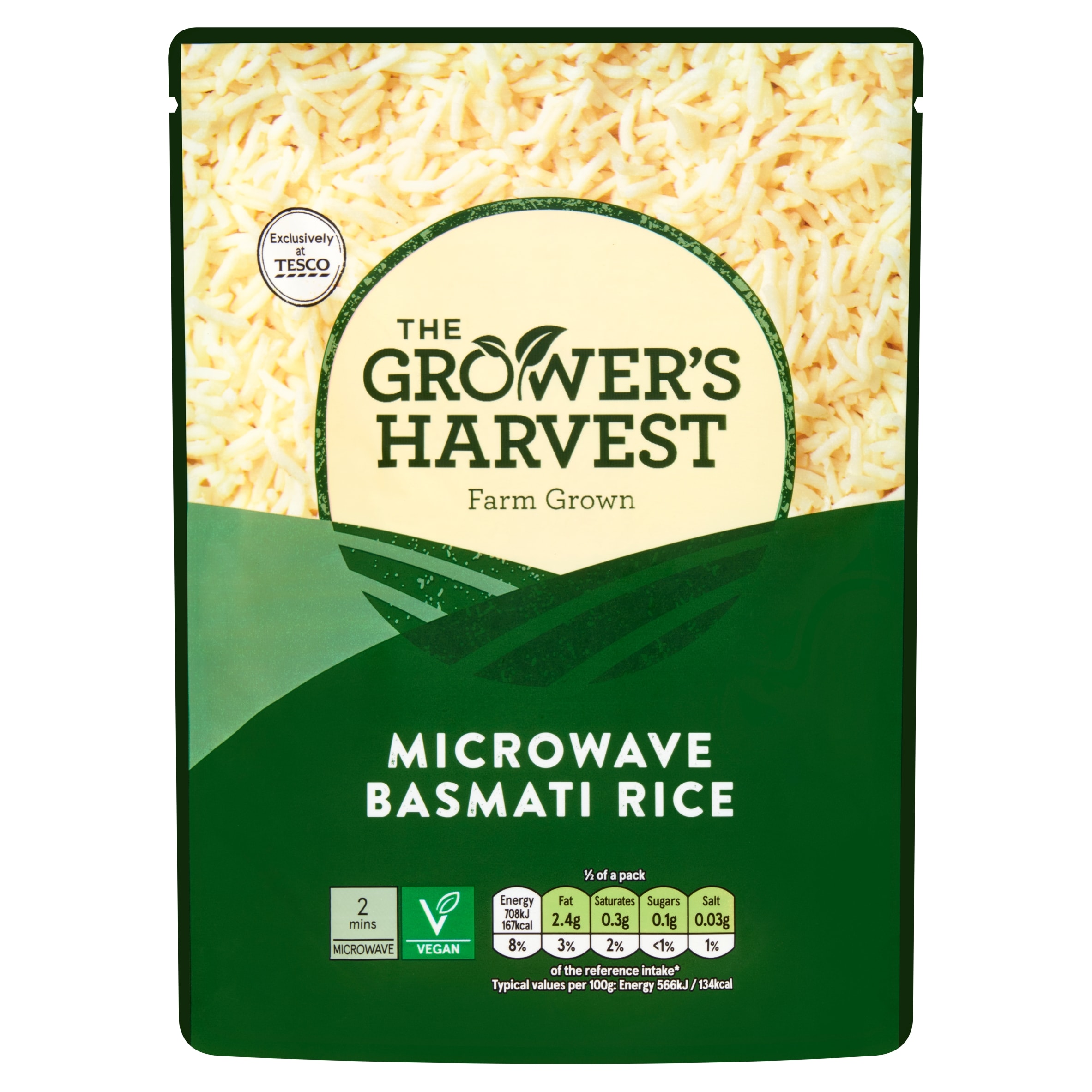 Growers Harvest Microwave Basmati Rice 250G