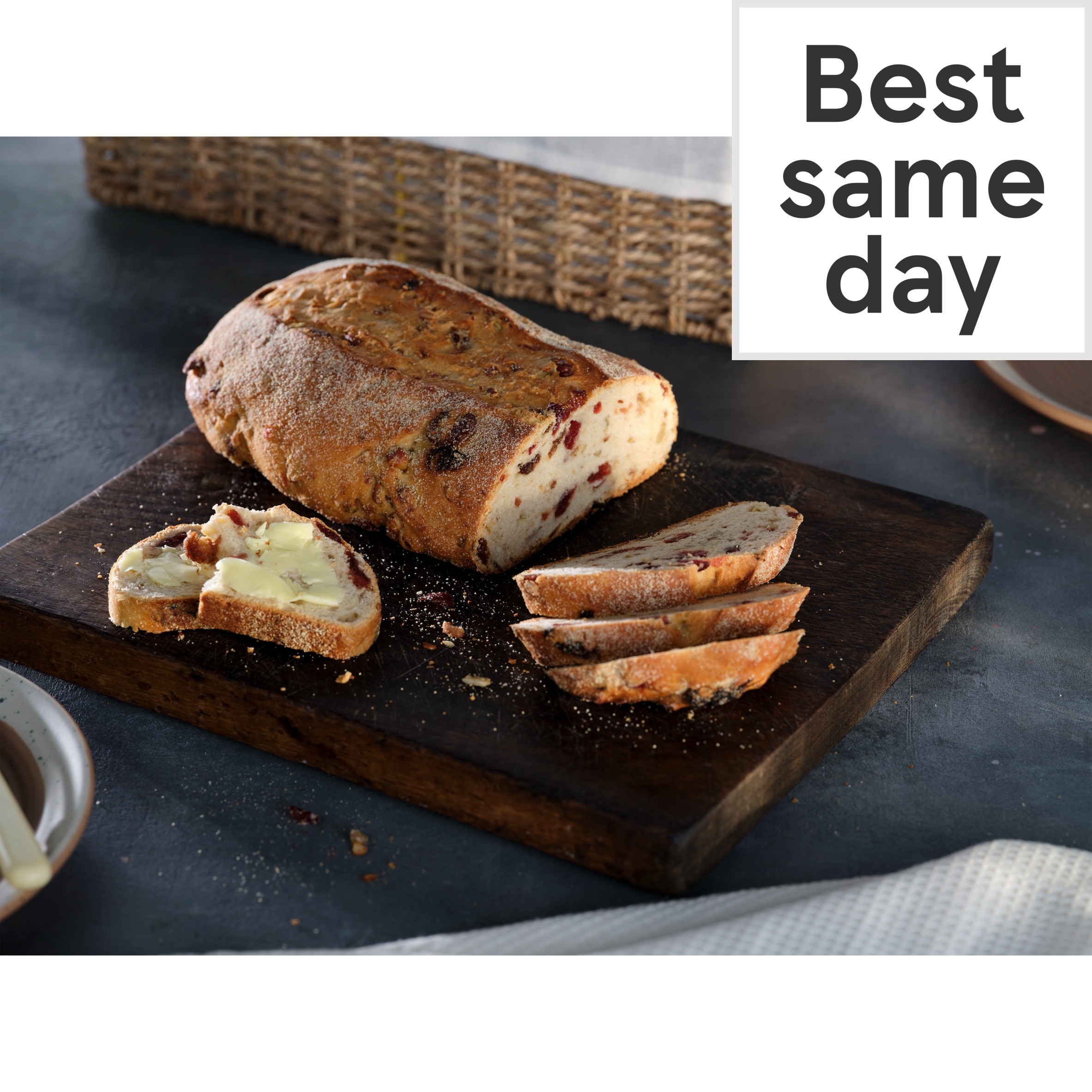 Tesco Finest Cranberry Raisin & Cashew Bloomer