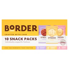 Border Assorted Biscuits Snack Packs 10 Pack 260g
