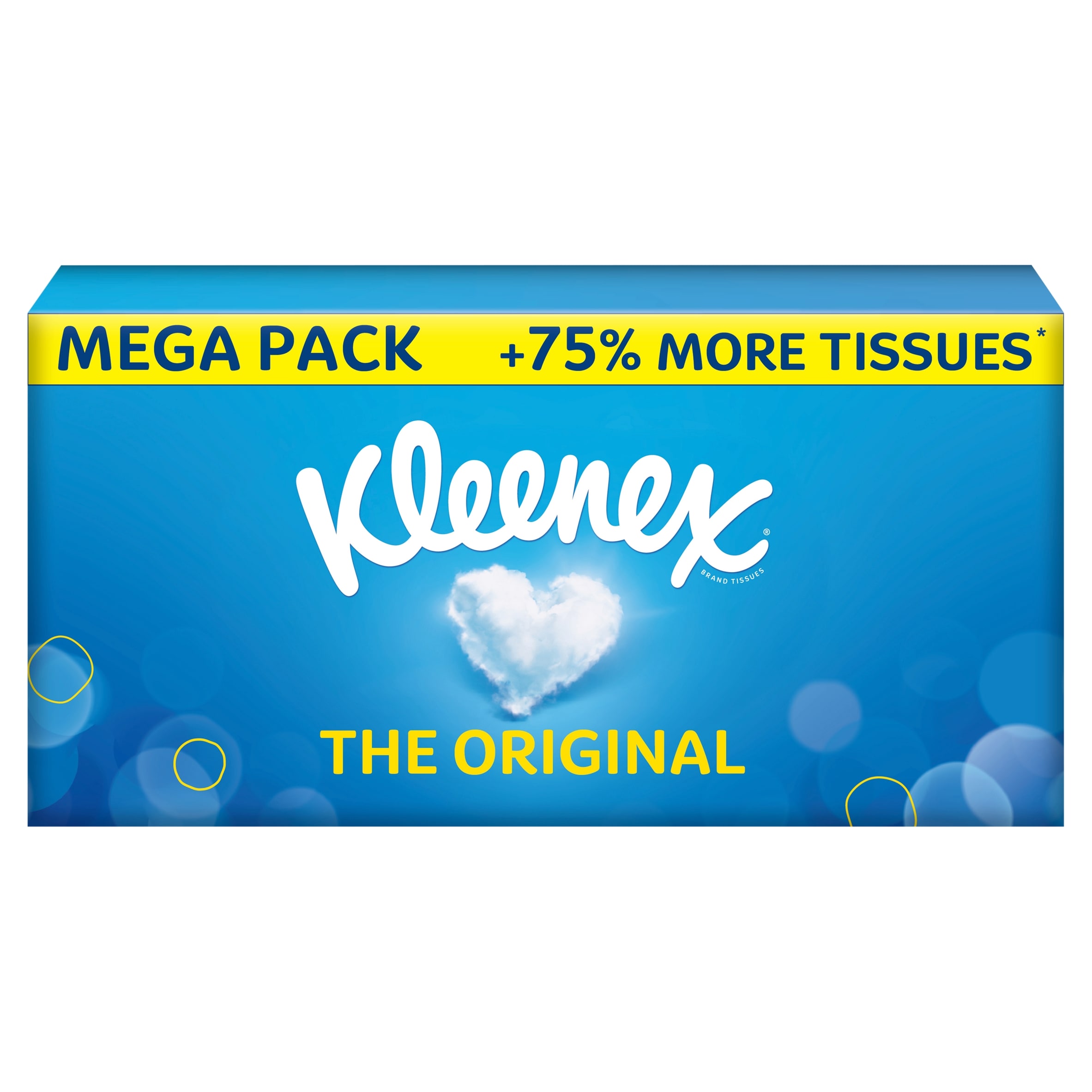 Kleenex Original Tissues MEGA Box 75% more tissues 112 Sheets