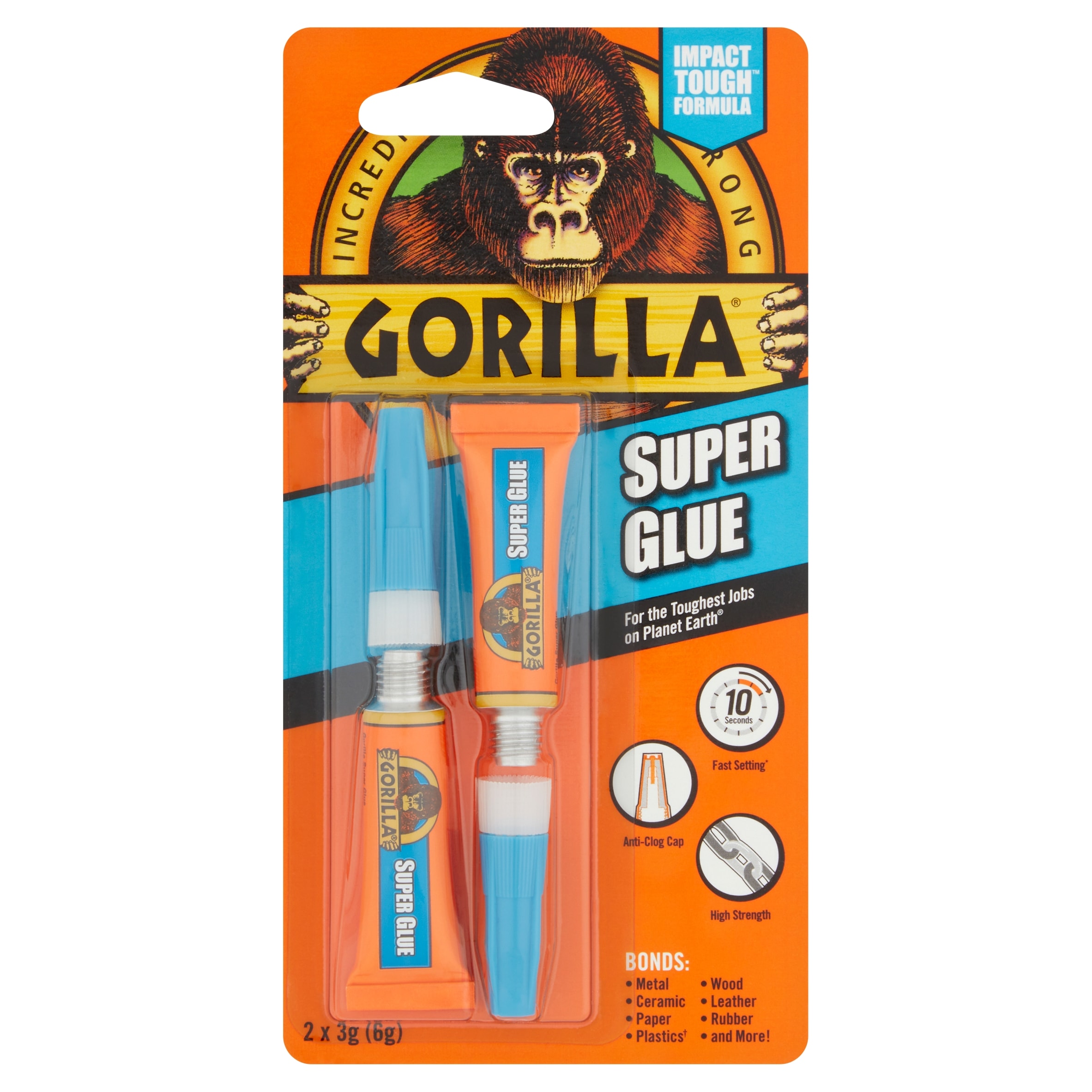 Gorilla Super Glue 2 X 3G
