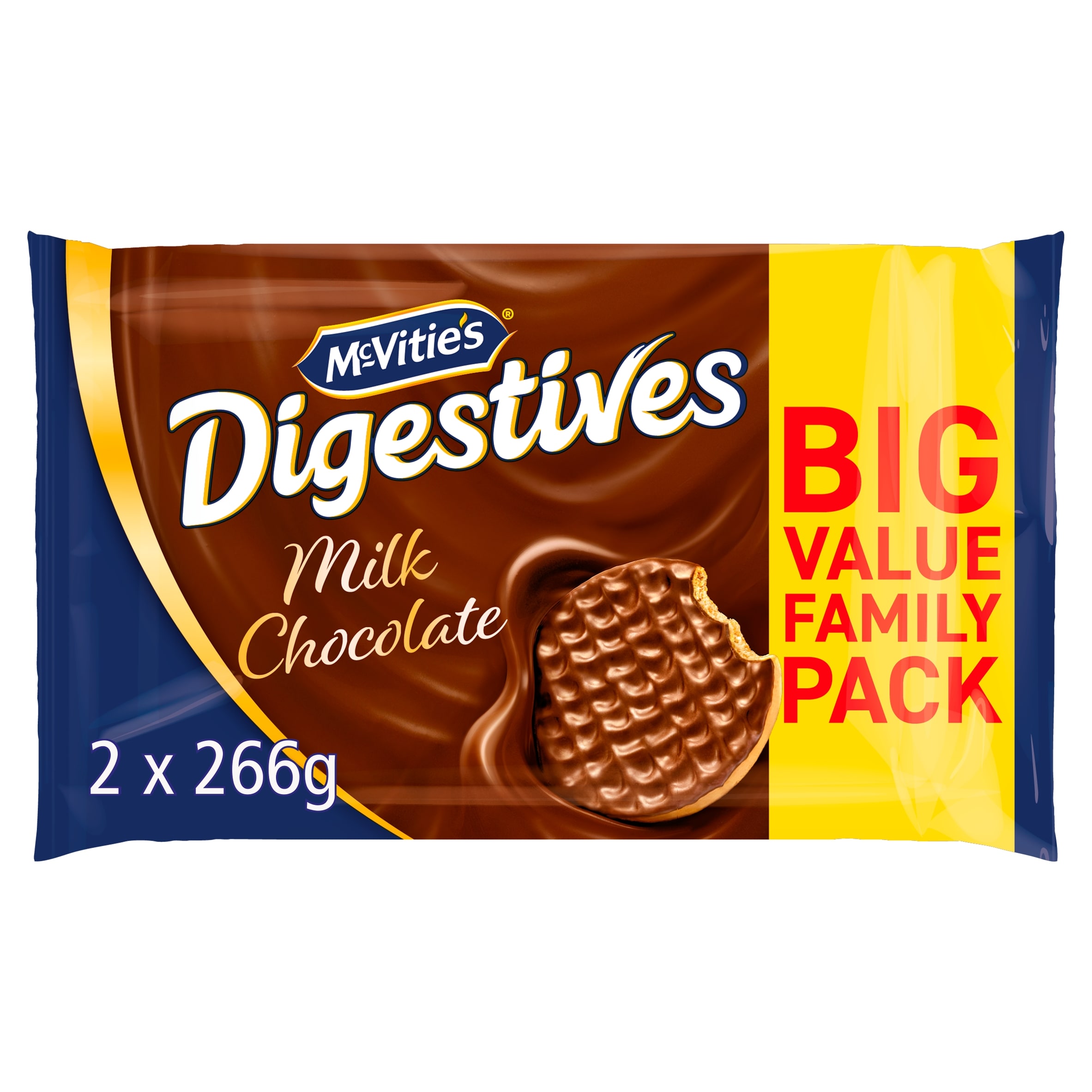 McVitie's Milk Chocolate Digestives Biscuits 2x