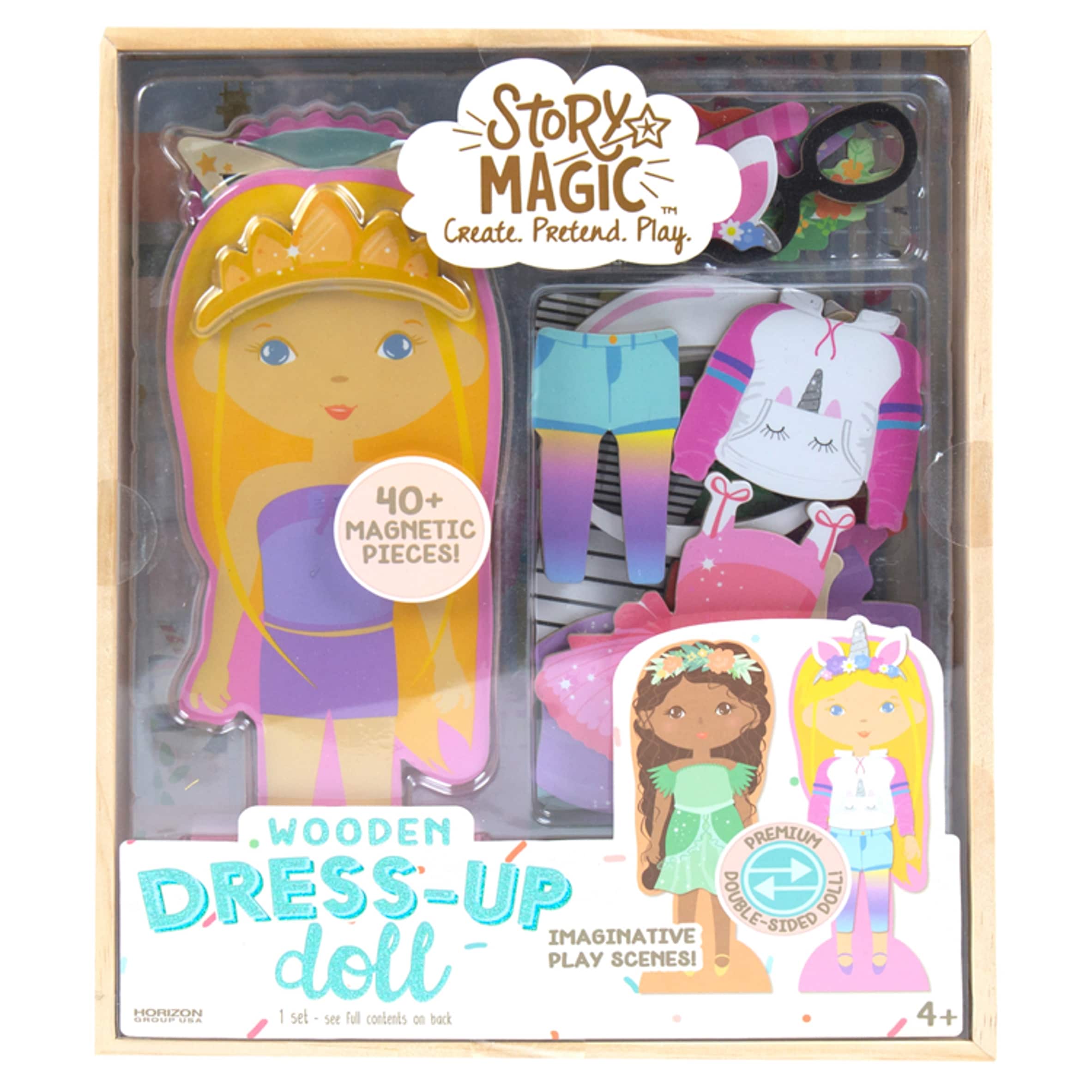 Story Magic Wooden Dress Up Doll