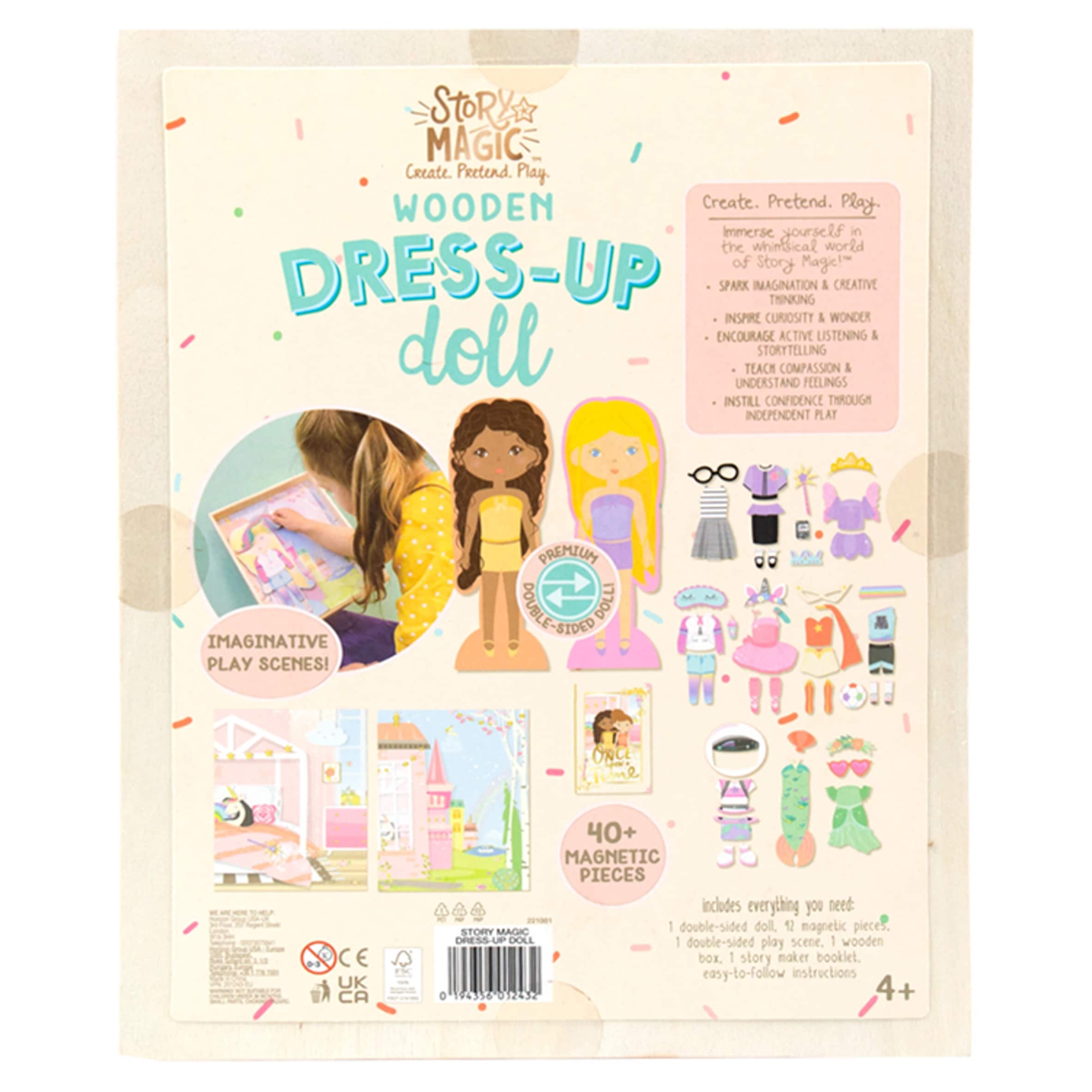 Story Magic Wooden Dress Up Doll thumbnail 3