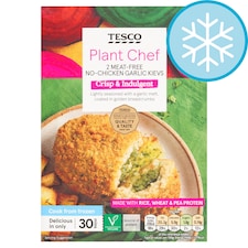 Tesco Plant Chef 2 Meat-Free No-Ckn Garlic Kievs 280G