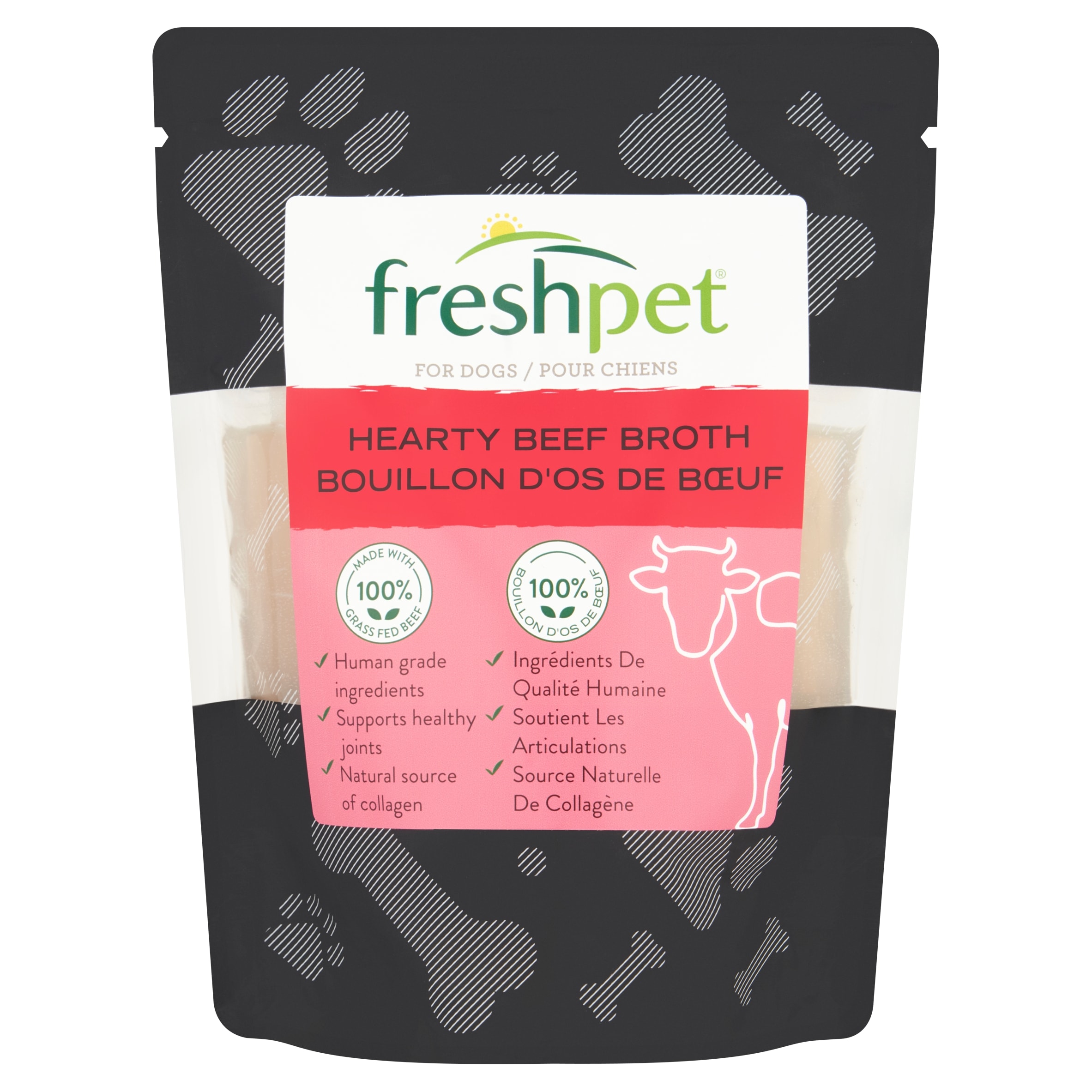 Freshpet Hearty Beef Broth Fresh Dog Food 350ml