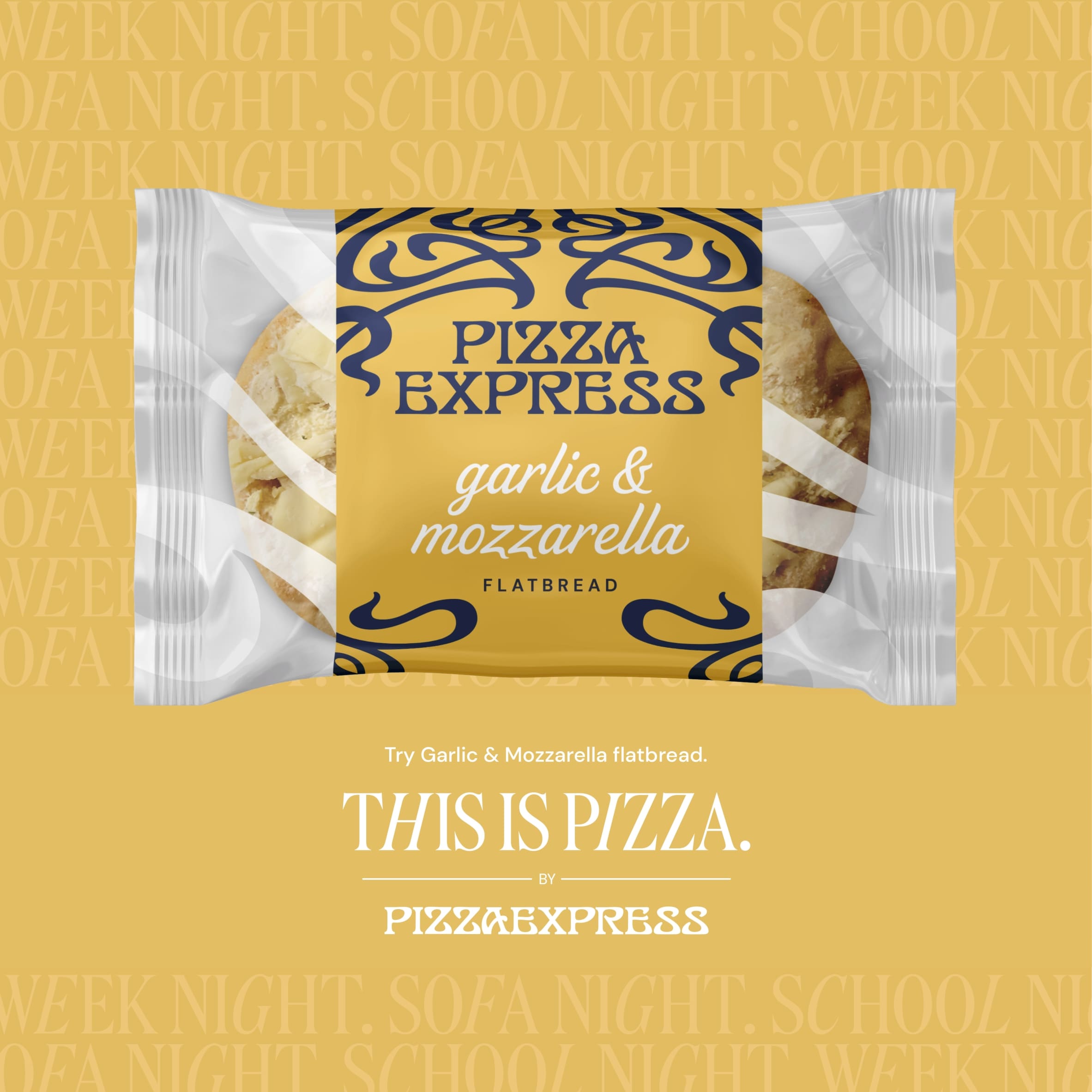 Pizza Express Garlic & Mozzarella Flatbread 290G thumbnail 3