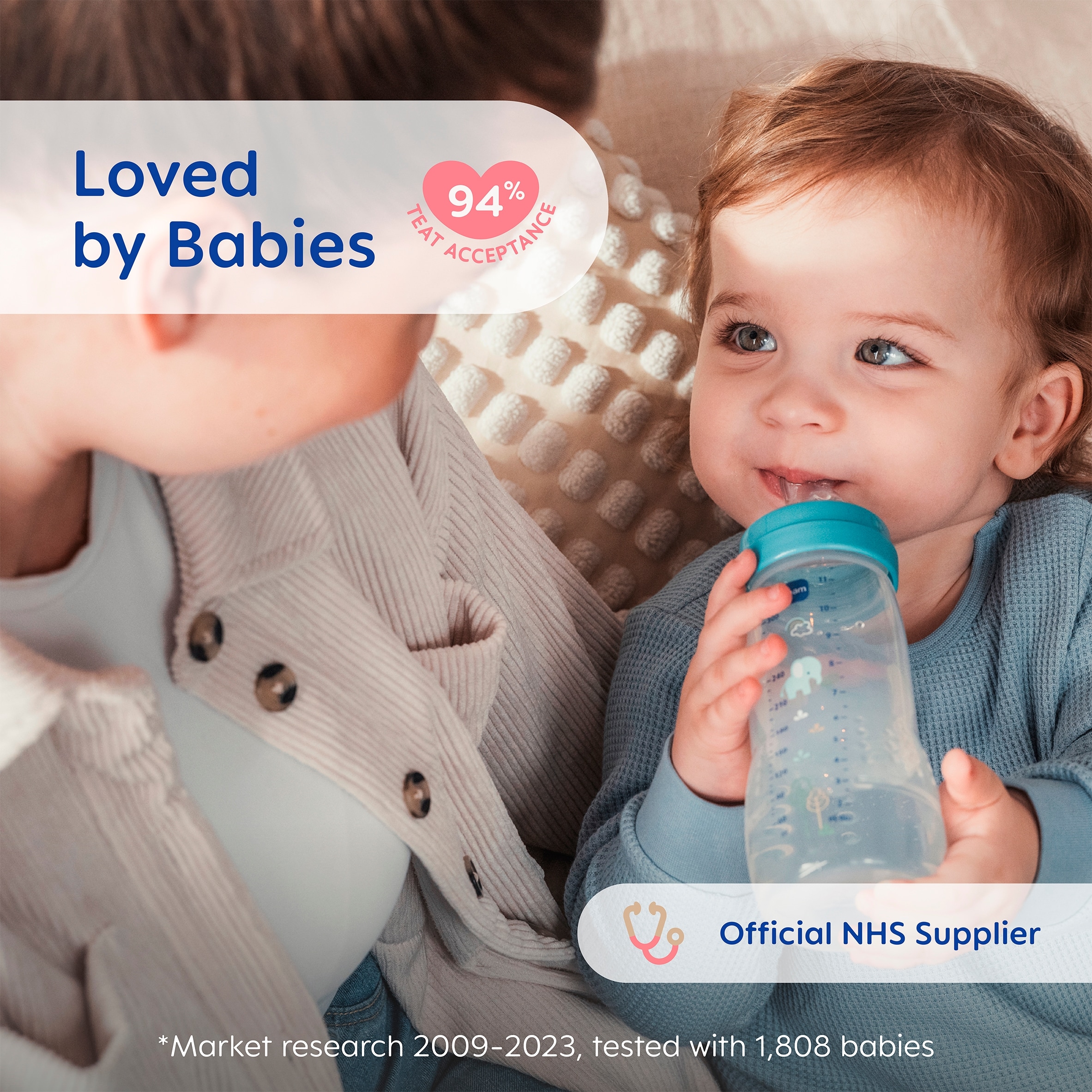 Mam Easy Active Baby Bottle 330Ml - 2 Pack thumbnail 2