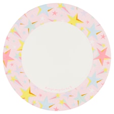 Tesco Pastel Stars Plate 10 Pack