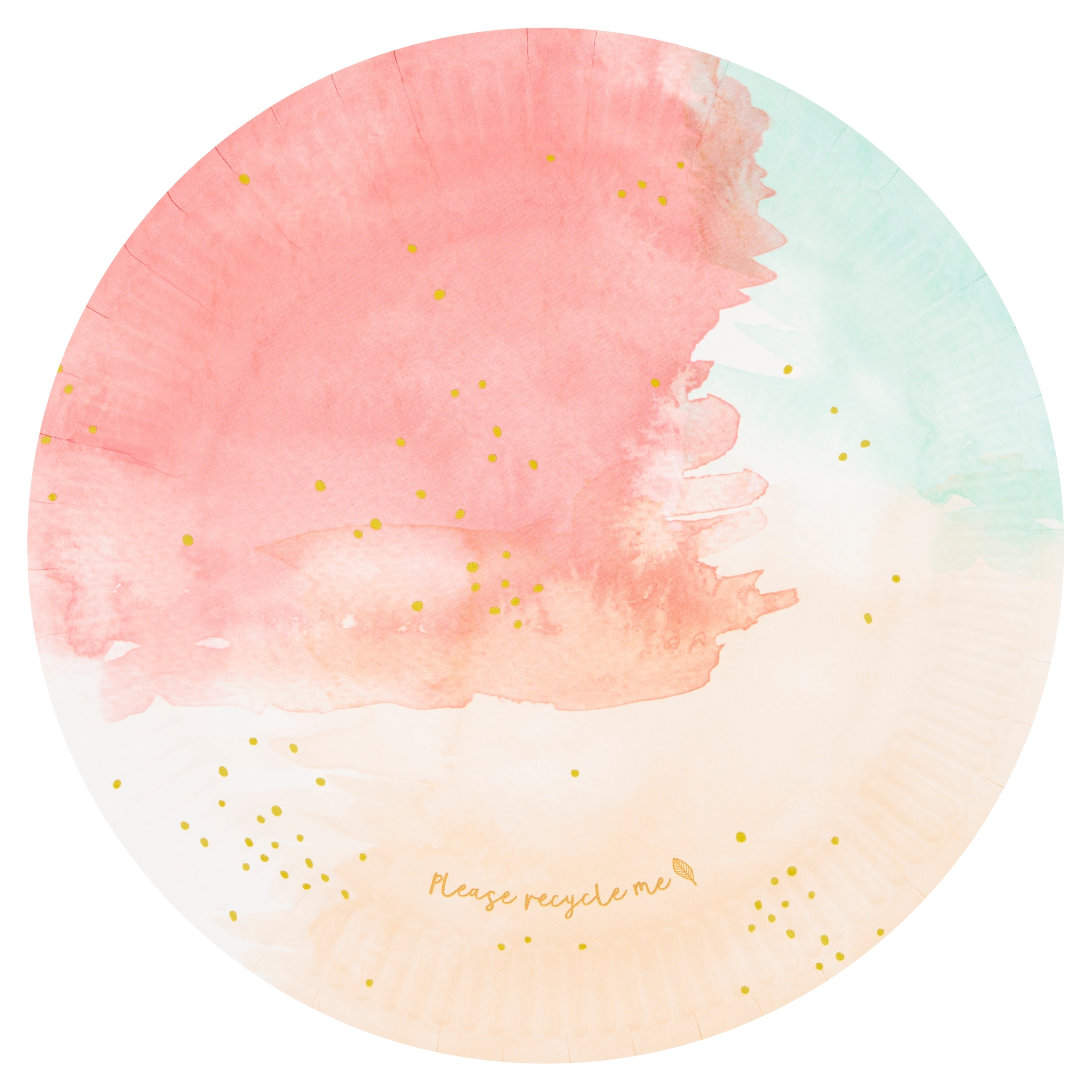 Tesco Watercolour Paper Plates 10 Pack