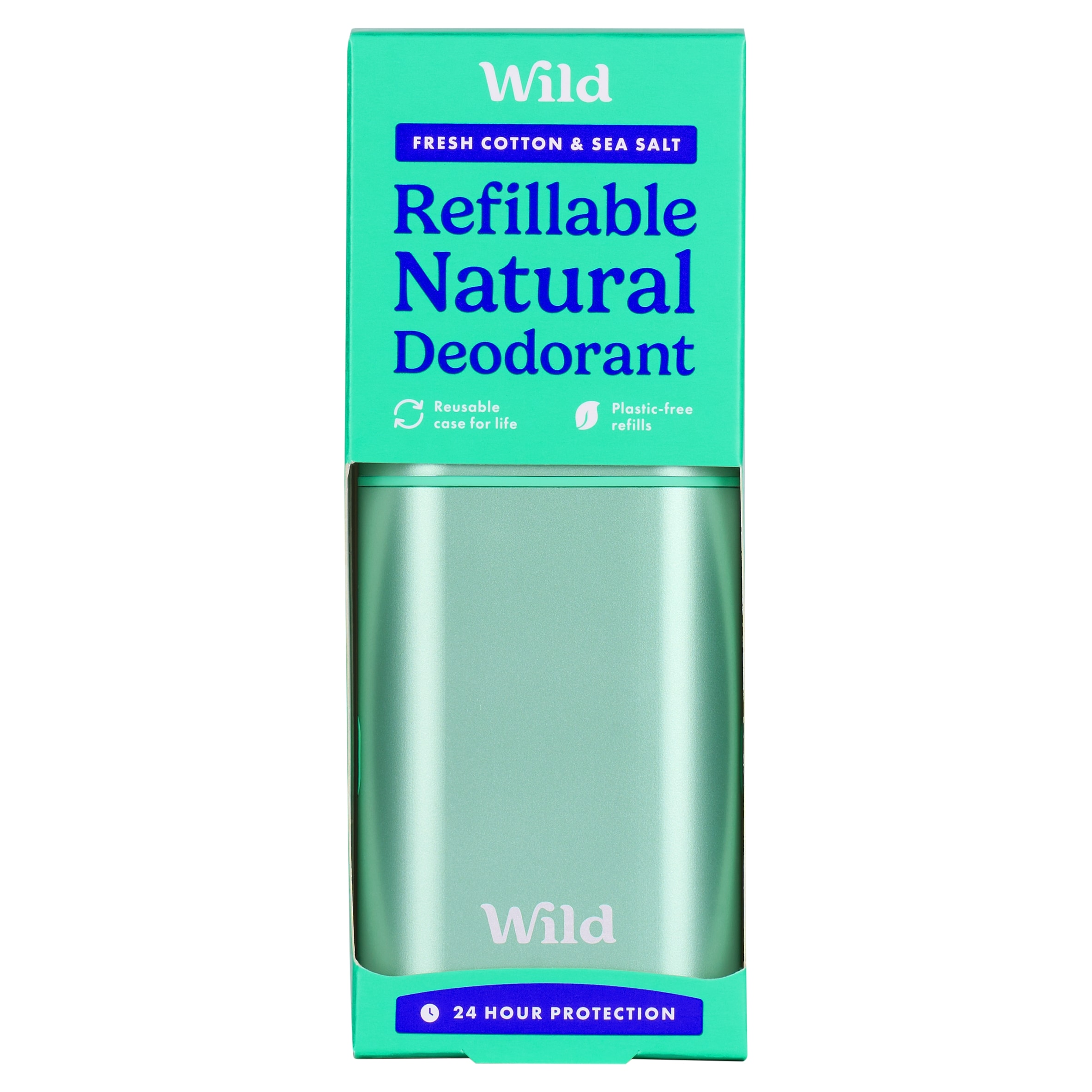 Wild Aqua Case and Fresh Cotton & Sea Salt Deo Starter Pack