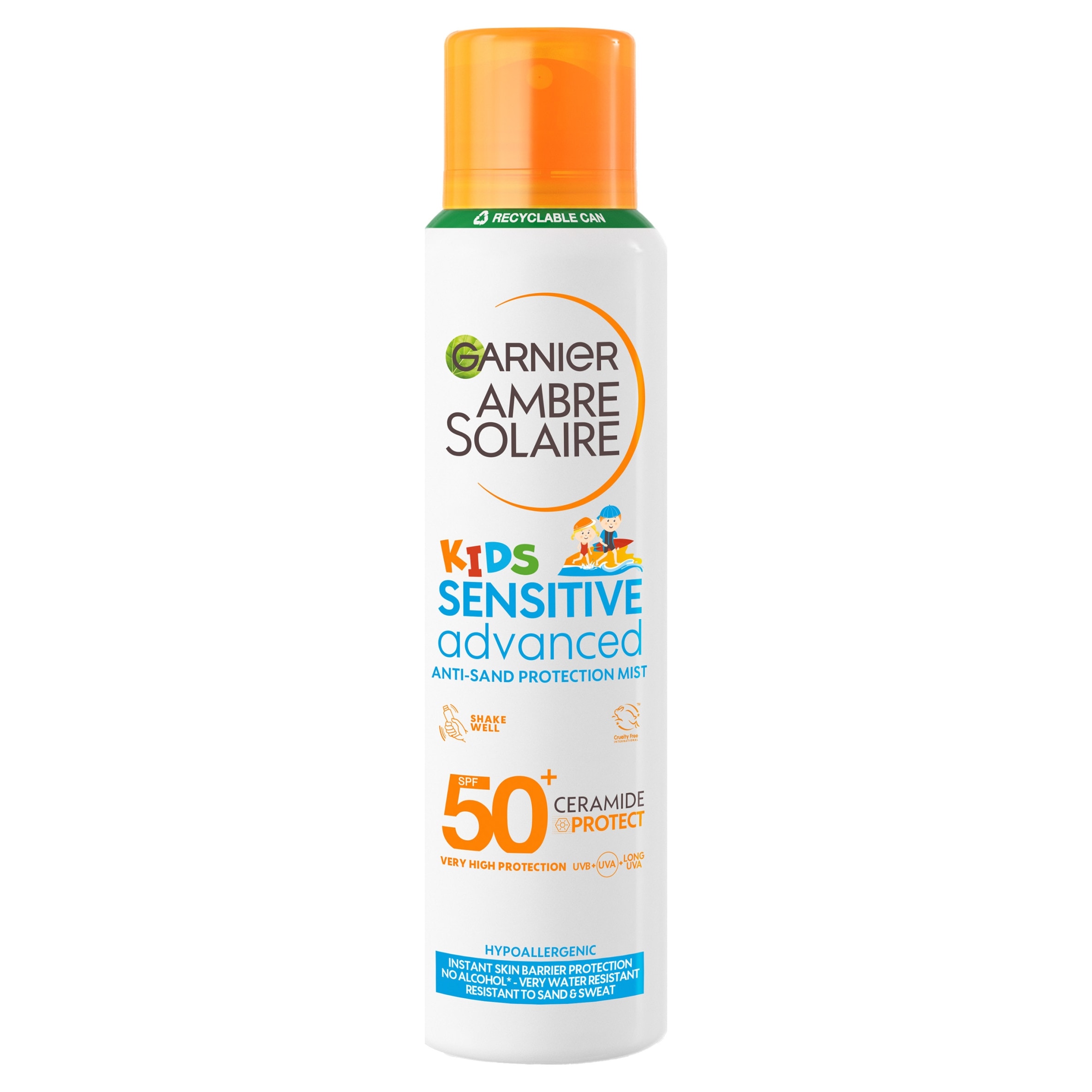 Garnier Ambre Solaire Kids Sensitive Advanced Mist Spf50+ 150Ml