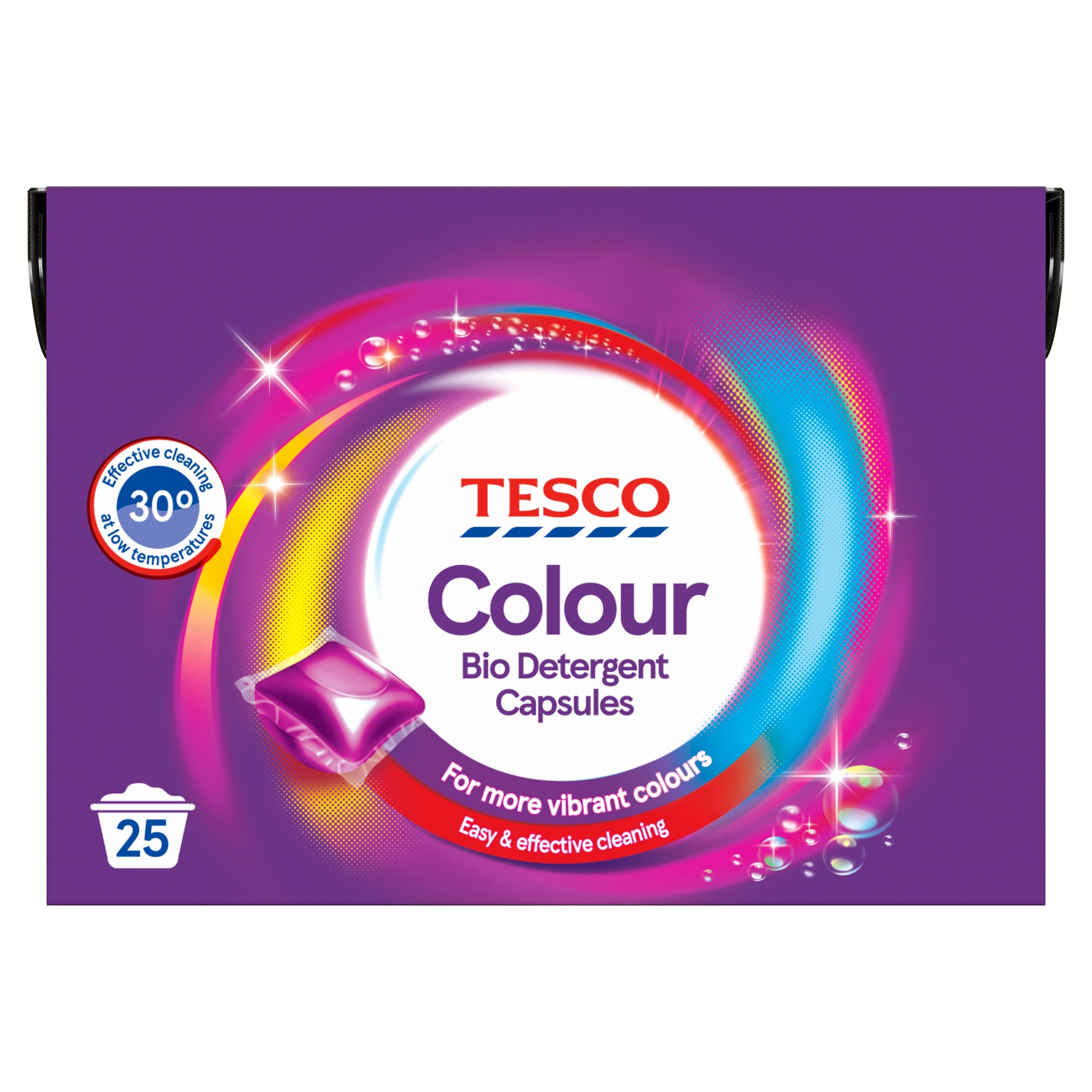 Tesco Colour Biological Detergent Capsules 25W 425Ml