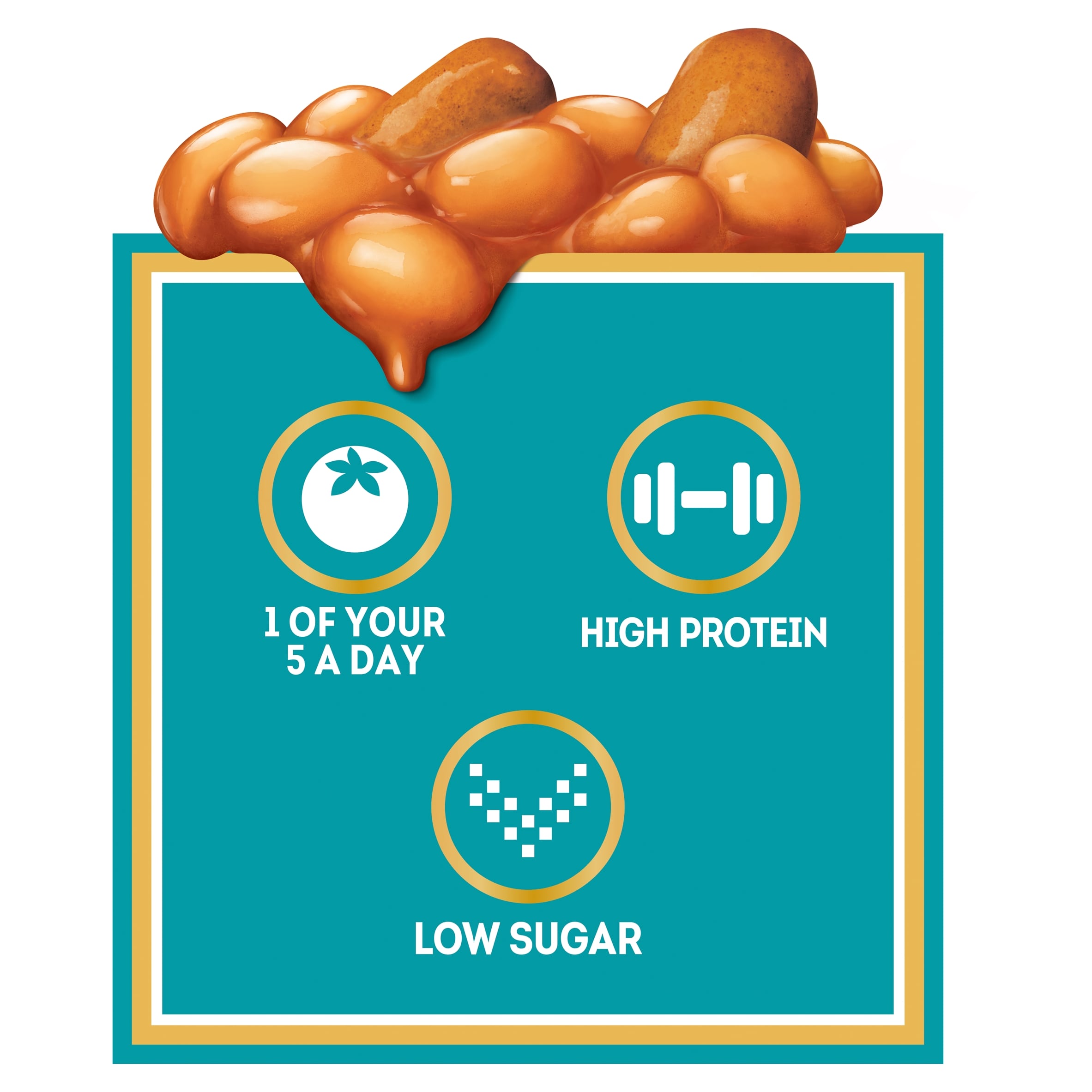 Heinz Plant-Based Baked Beanz & Vegan Sausages 415G thumbnail 3