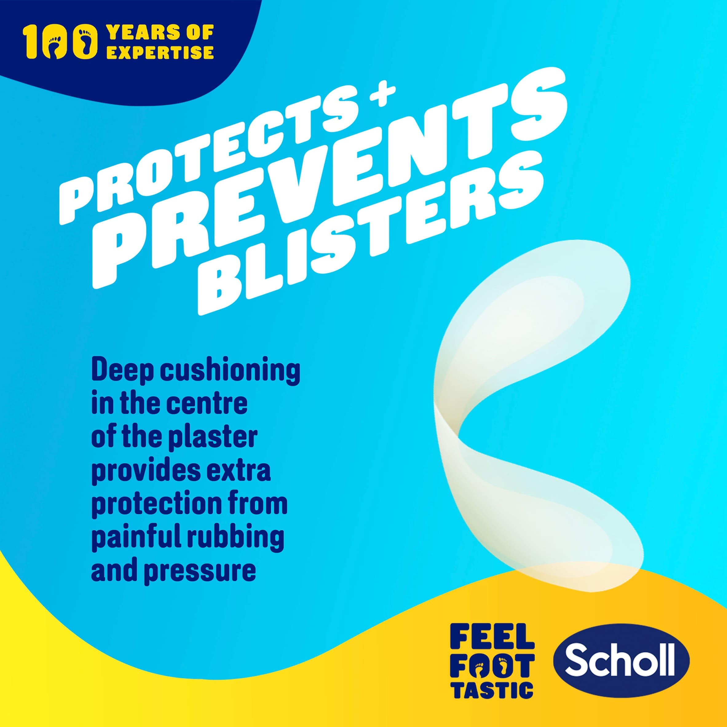 Scholl Large Heel Blister Plasters 5s thumbnail 3