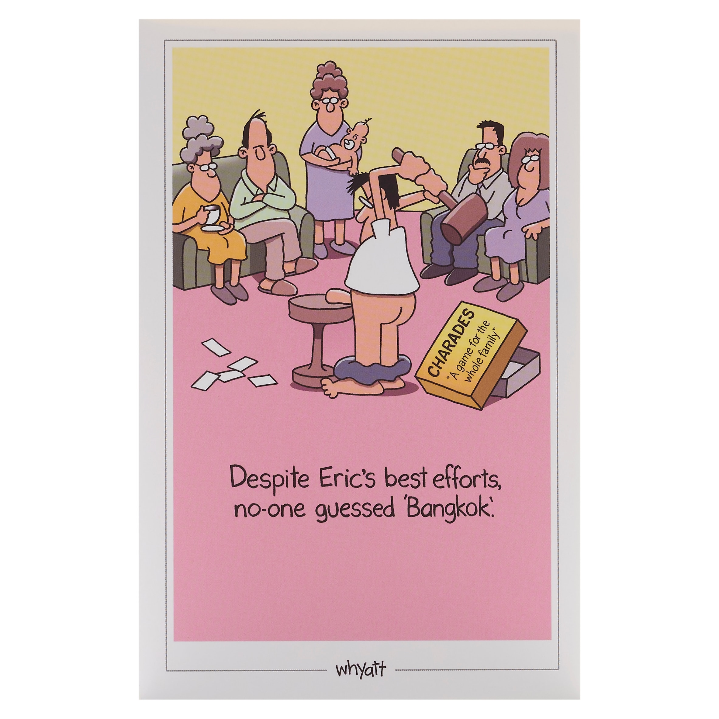 Hanson White Birthday Card (Humour)