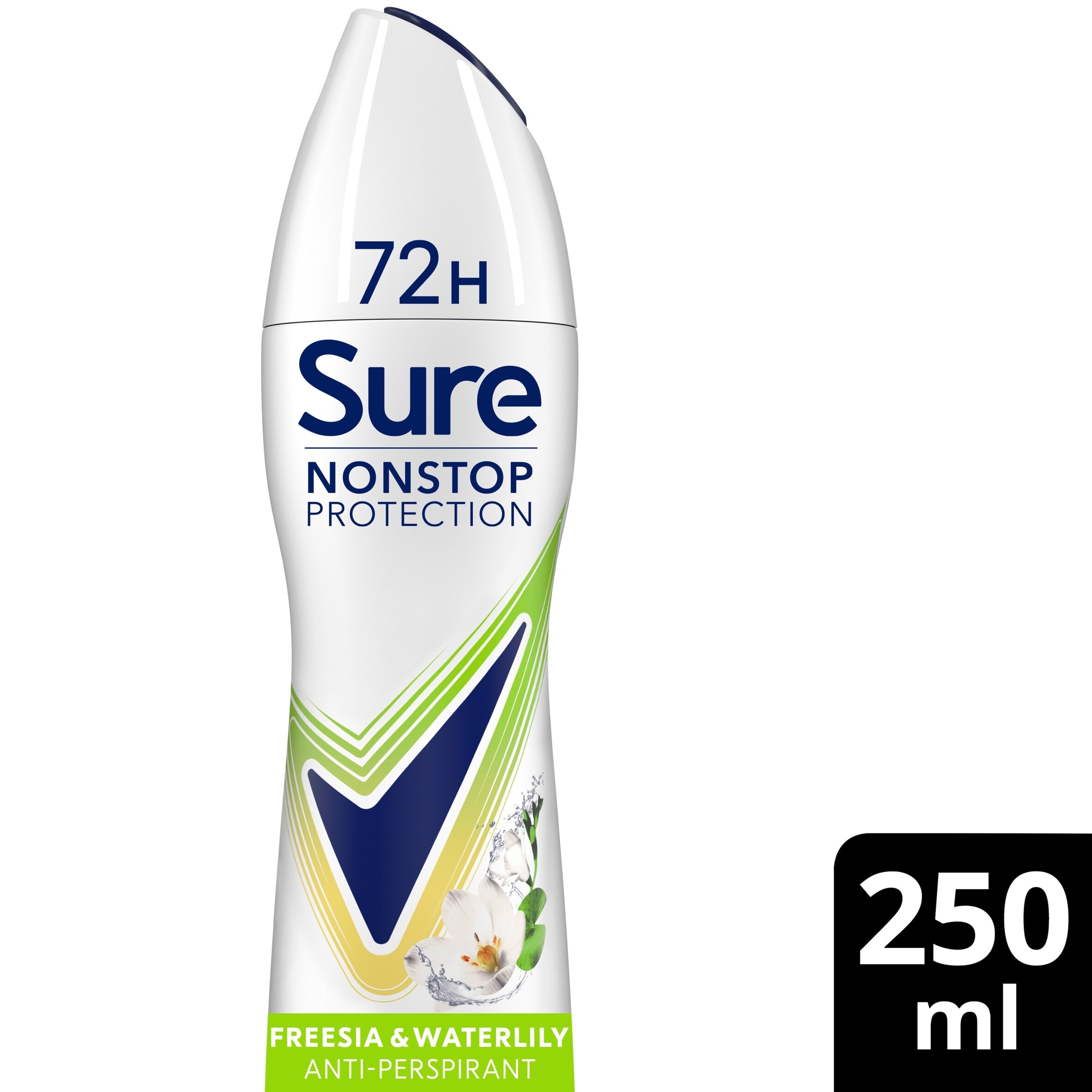 Sure Nonstop Protection 72h Freesia & Water Lily Antiperspirant Deodorant 250ml