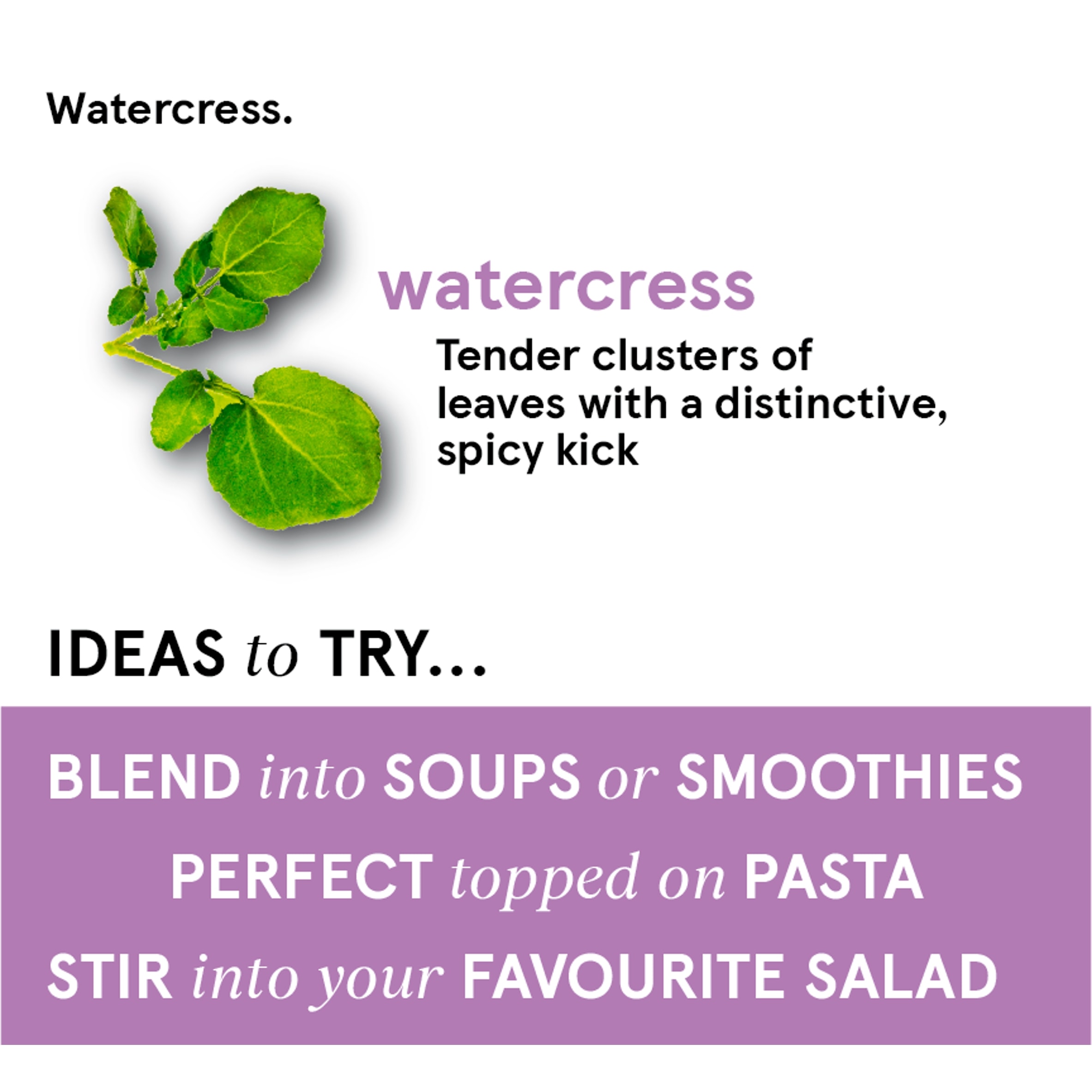 Tesco Watercress 80G thumbnail 2