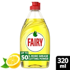Fairy Lemon Washing Up Liquid 320Ml - Image 1