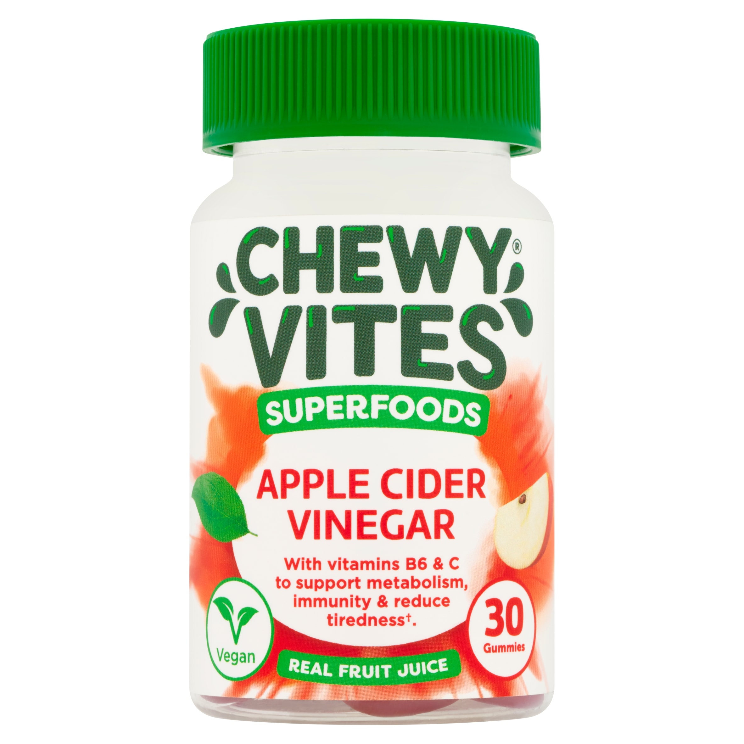 Chewy Vites Superfoods Apple Cider Vinegar Fruit Gummies 30s