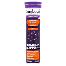 Sambucol Black Elderberry Effervescent Tablets with Immuno Forte 15s - Image 1