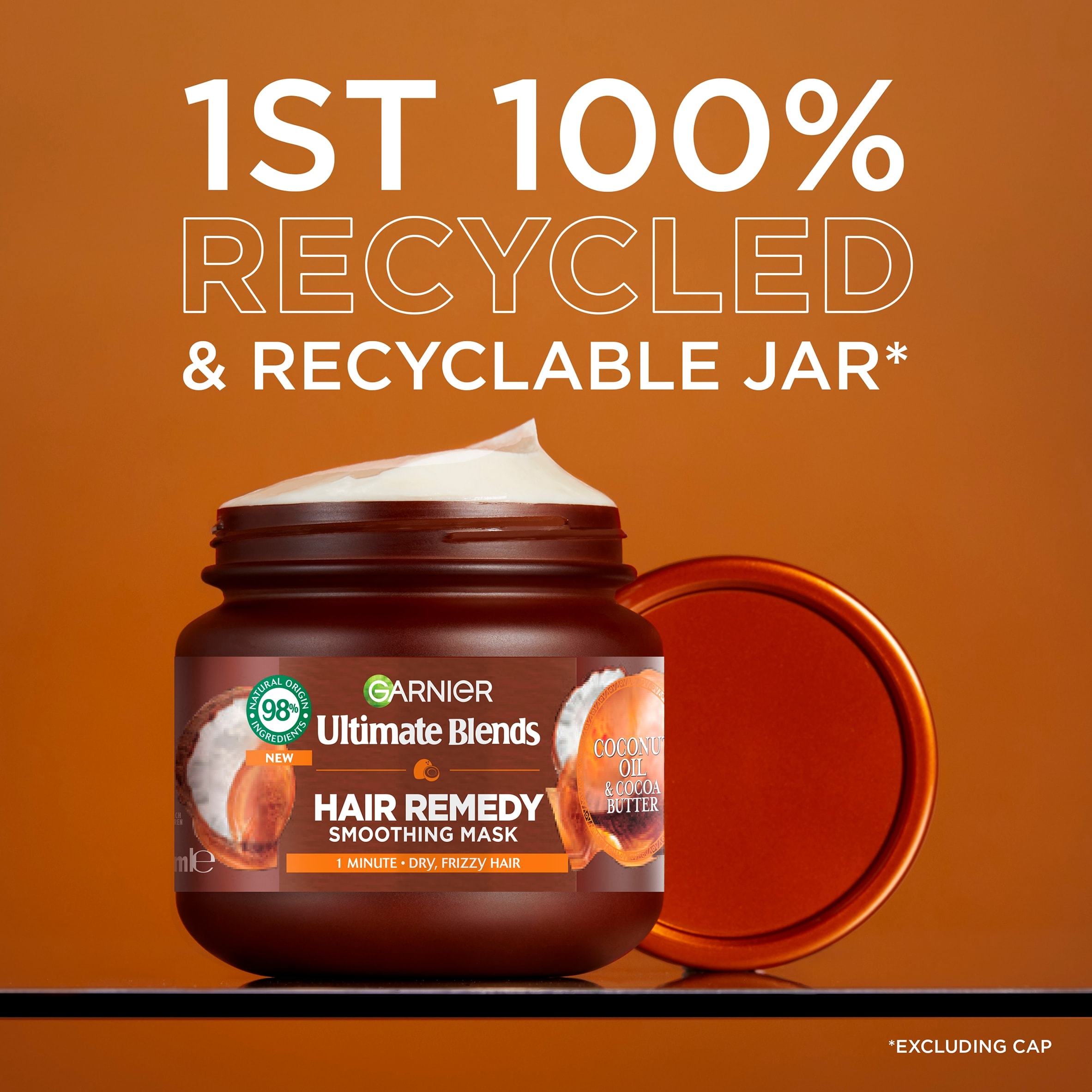 Garnier Ultimate Blends Coconut Oil and Cocoa Butter Hair Mask 340ml thumbnail 4