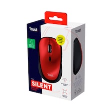 Trust YVI+ Silent Wireless Mouse Red