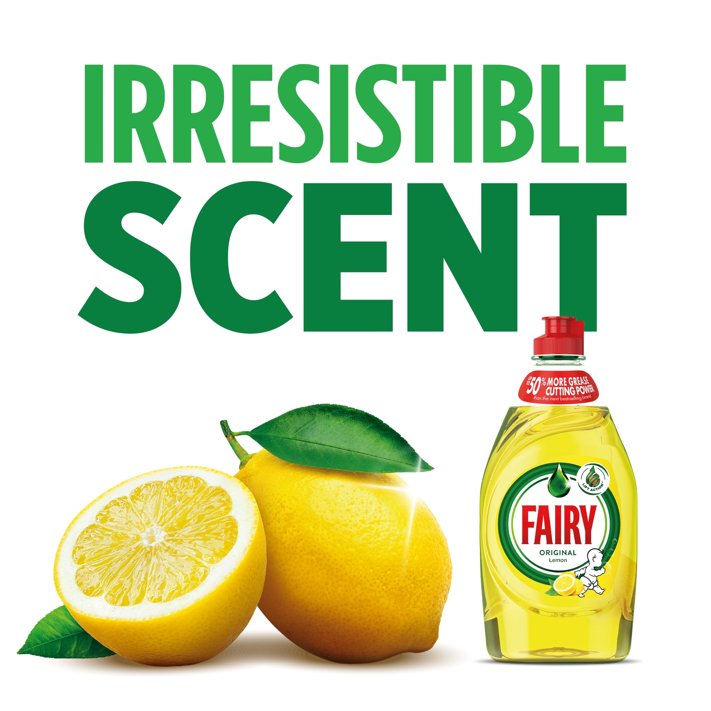 Fairy Lemon Washing Up Liquid 654Ml thumbnail 4