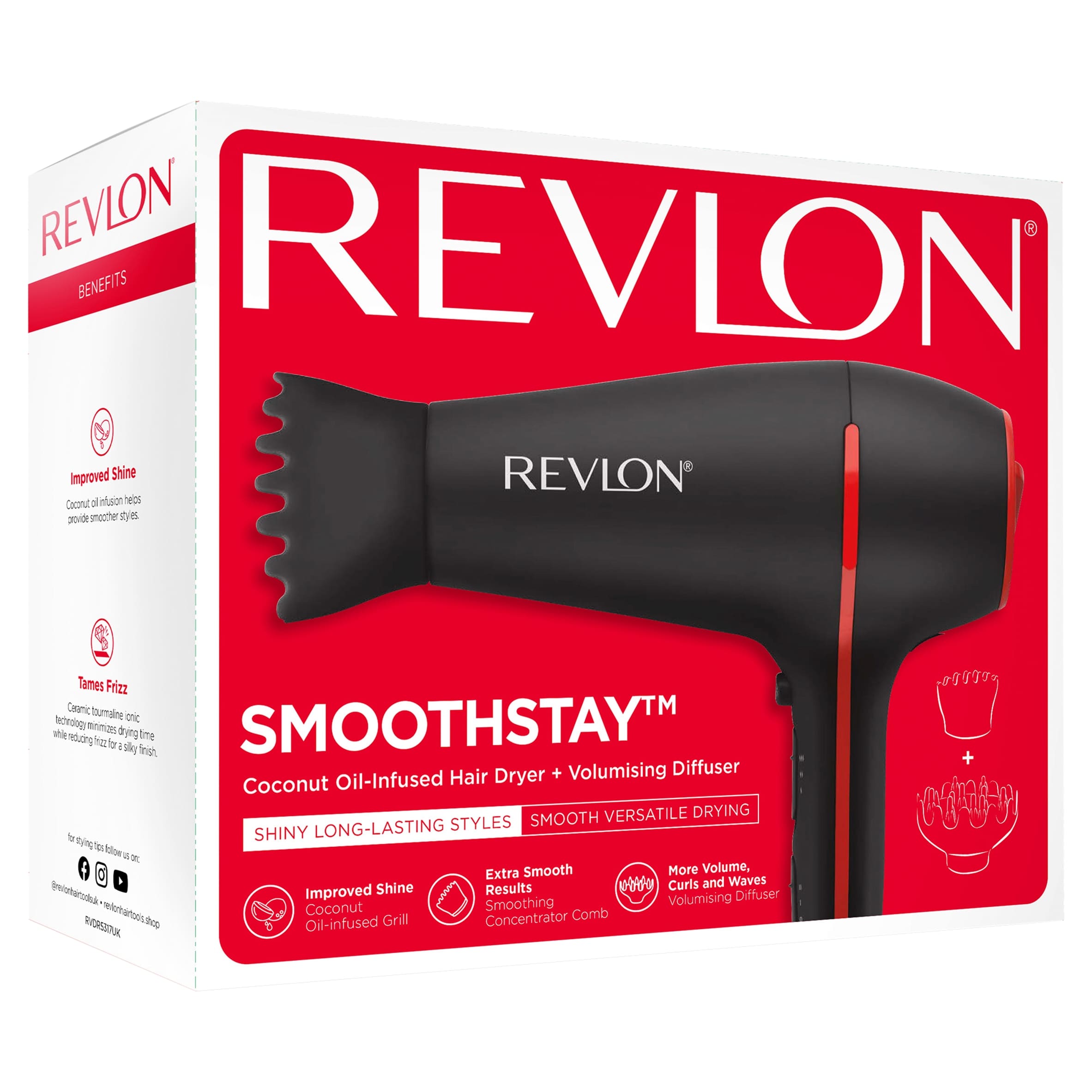 Revlon Smoothstay Coconut Oil Hair Dryer
