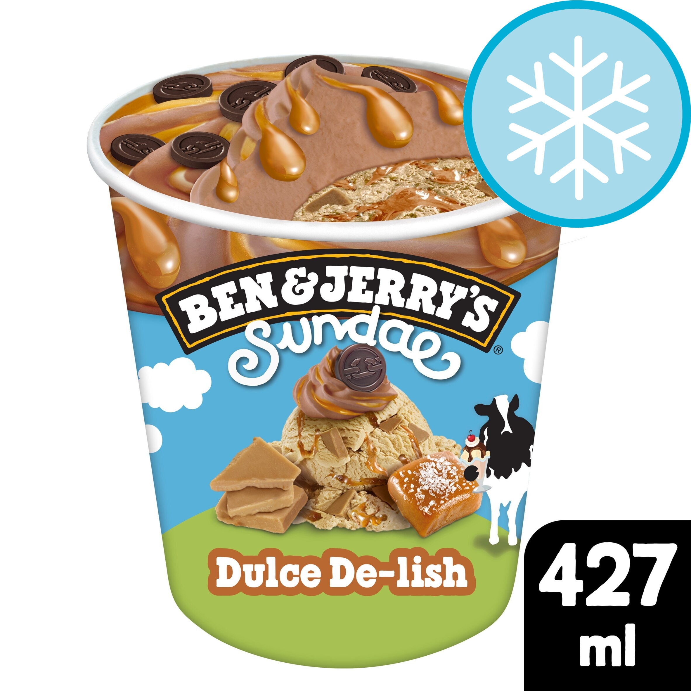 Ben & Jerry's Sundae Dulce De-lish Salted Caramel Ice Cream Tub