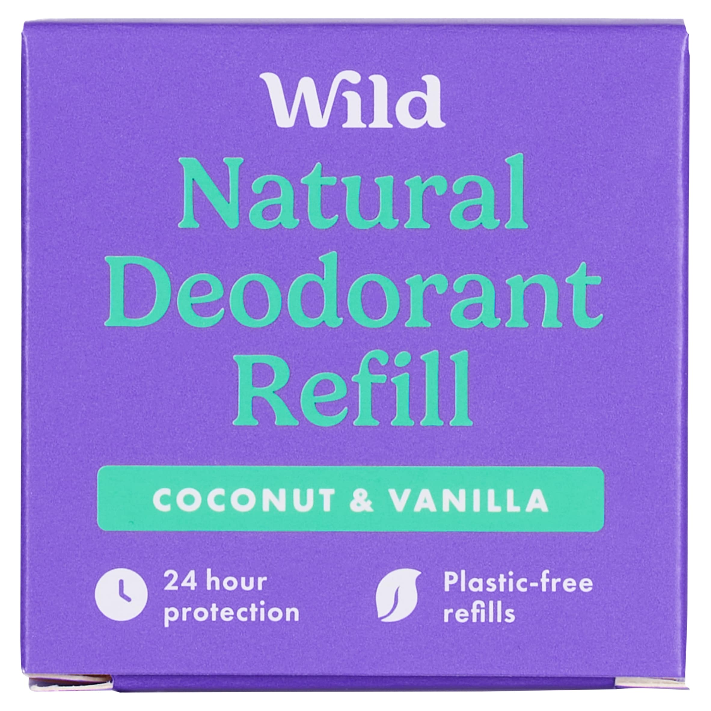 Wild Natural Deodorant Refill - Coconut & Vanilla 40g