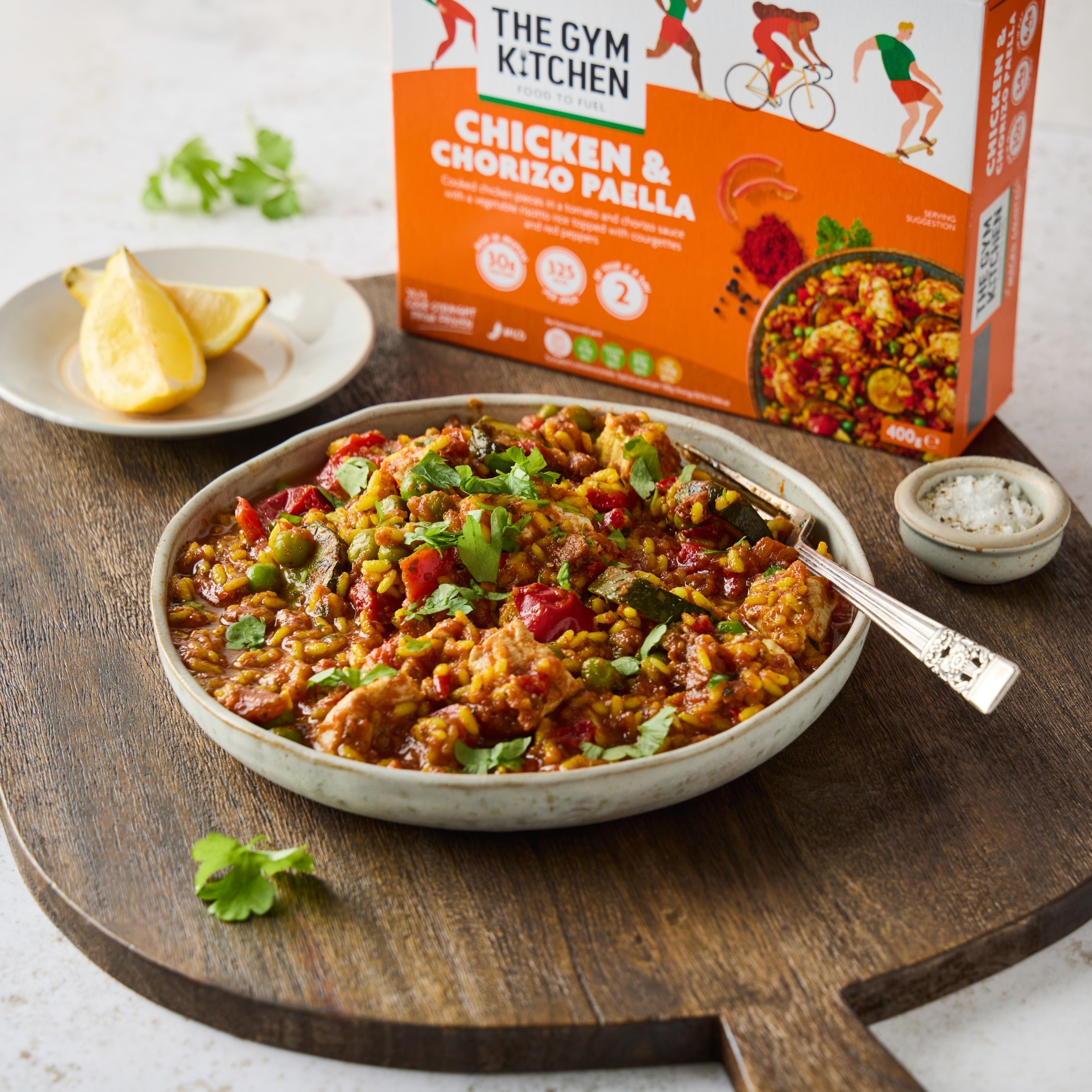 The Gym Kitchen Chicken & Chorizo Paella 400G thumbnail 2