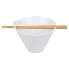 F&F Home Noodle Bowl with Chopsticks
