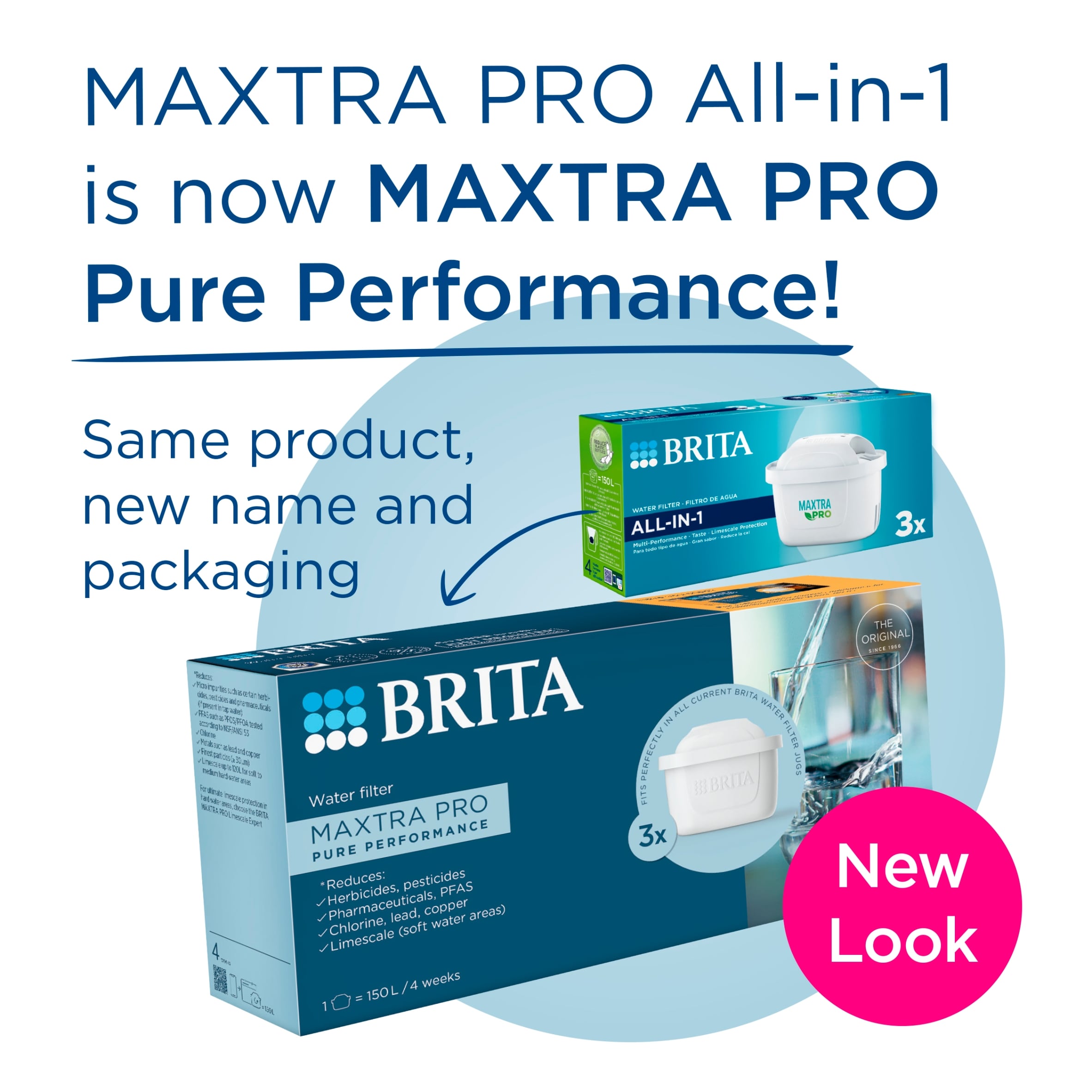 Brita Maxtra Pro All-In-1 Filter Cartridges 3 Pack thumbnail 2