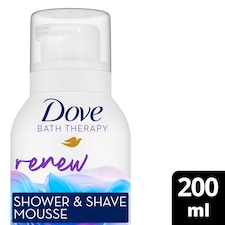 Dove Renew Shower & Shave Mousse Wild Violet & Pink Hibiscus 200ml