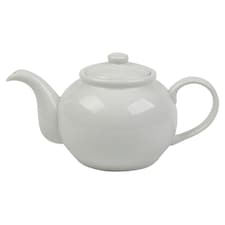 F&F Home Classic White Teapot