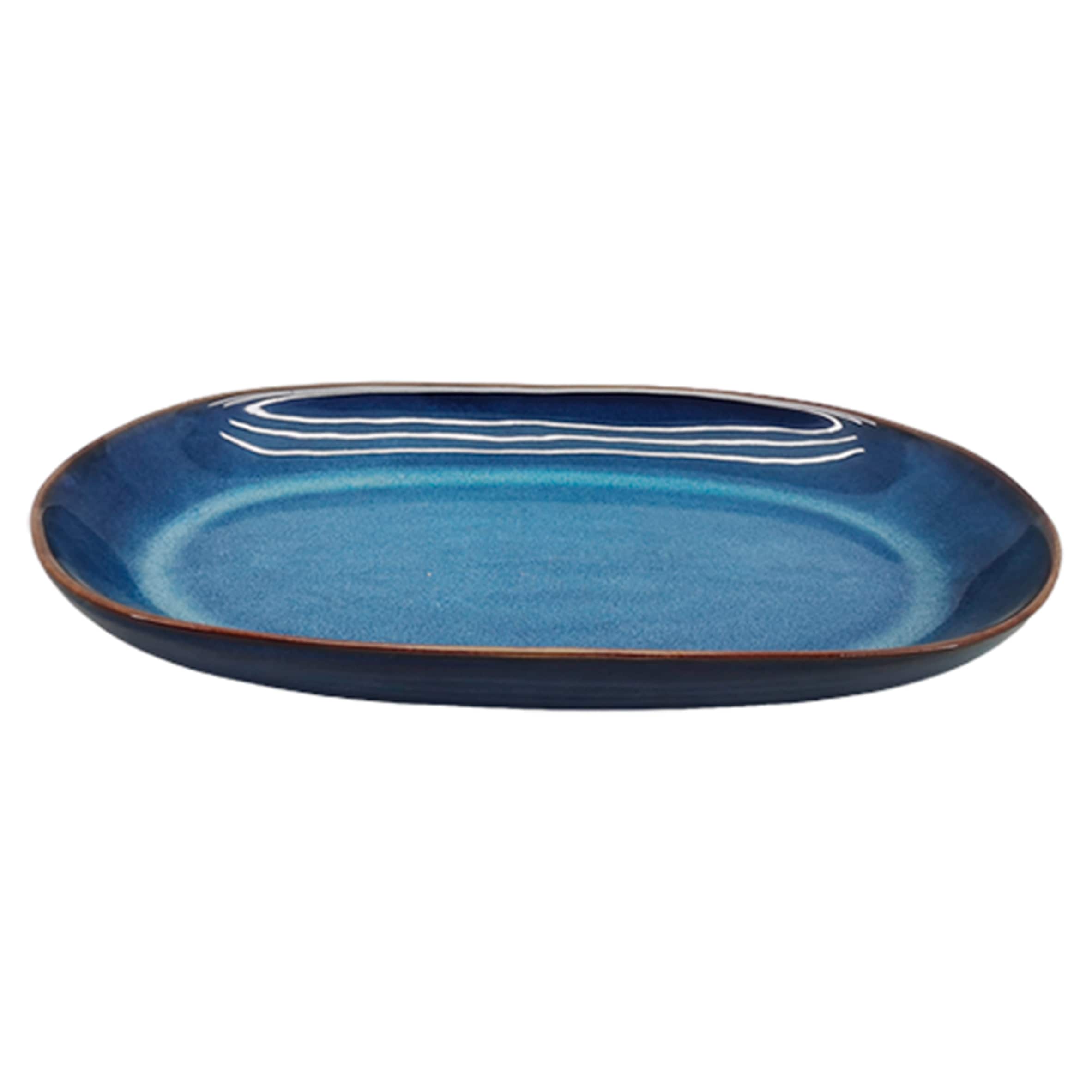 F&F Home Premium Azzurra Serve Platter