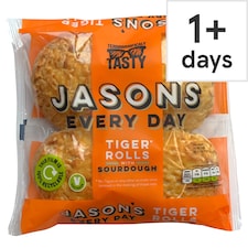 Jason's Everyday Tiger Rolls with Sourdough 4 Pack