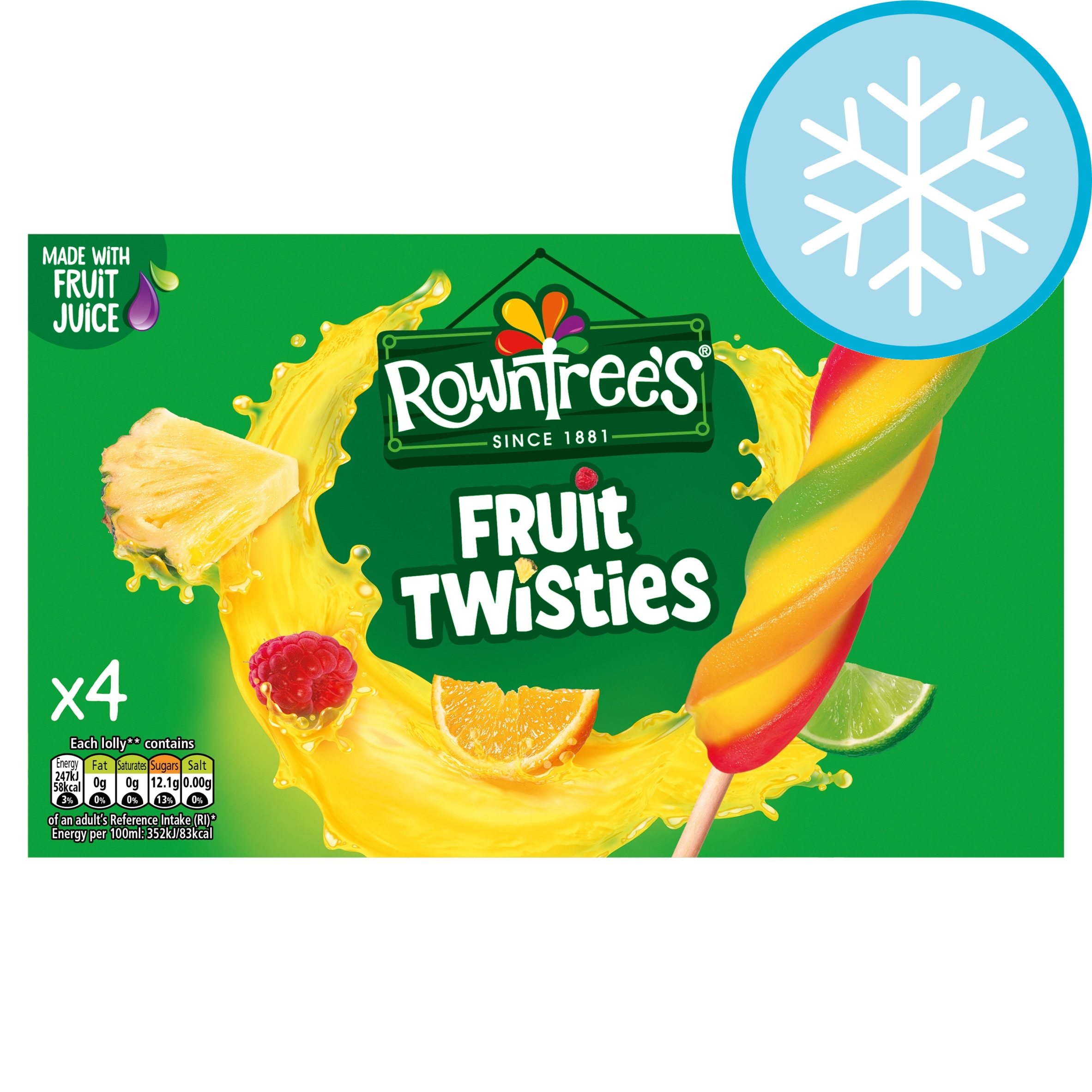 Rowntree's Fruit Twisties Ice Lollies