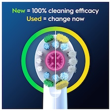 Oral-B Pro 3D White Replacement Electric Toothbrush Heads 5 pack thumbnail 2