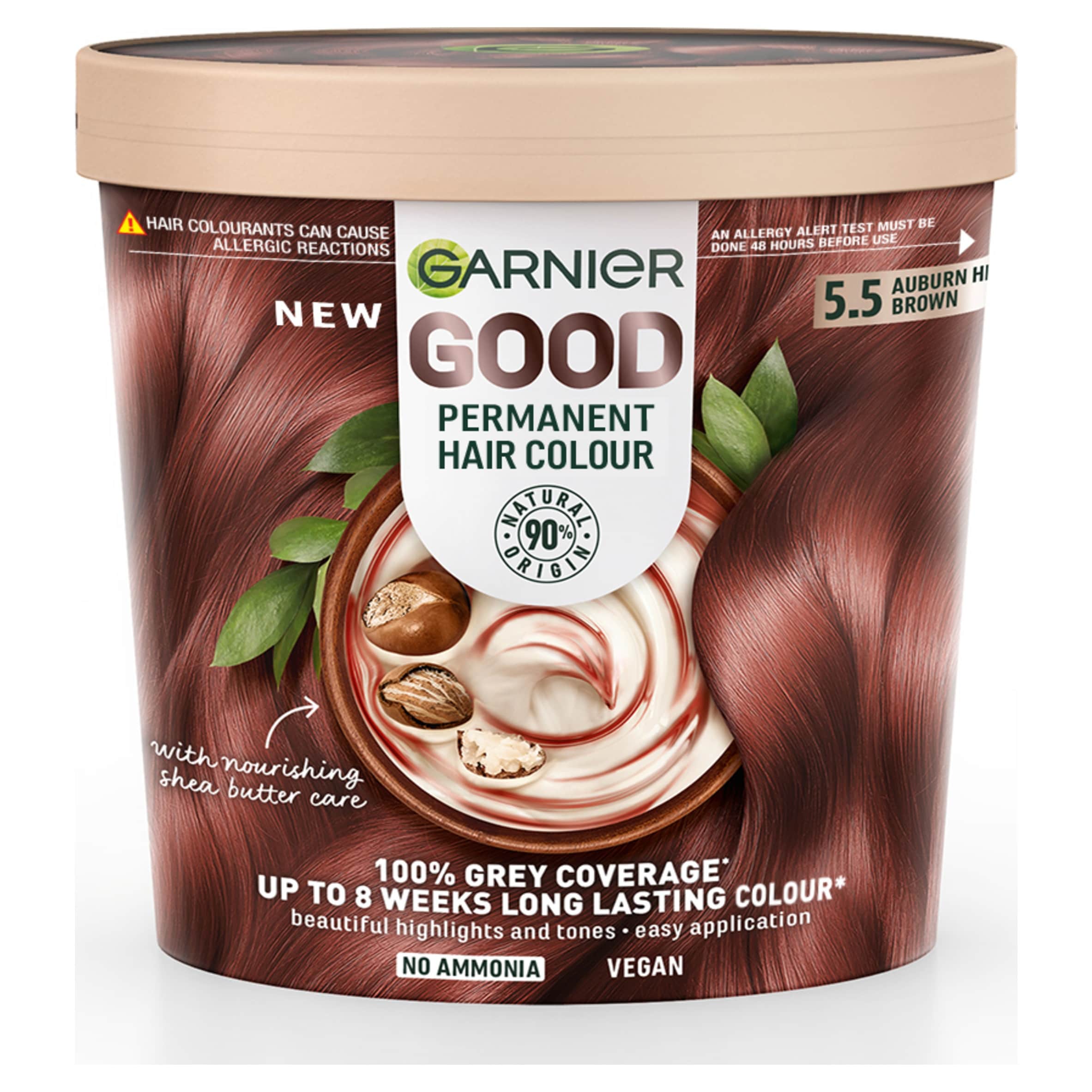 Garnier Good Permanent Hair Colour - 5.5 Auburn Hibiscus Brown