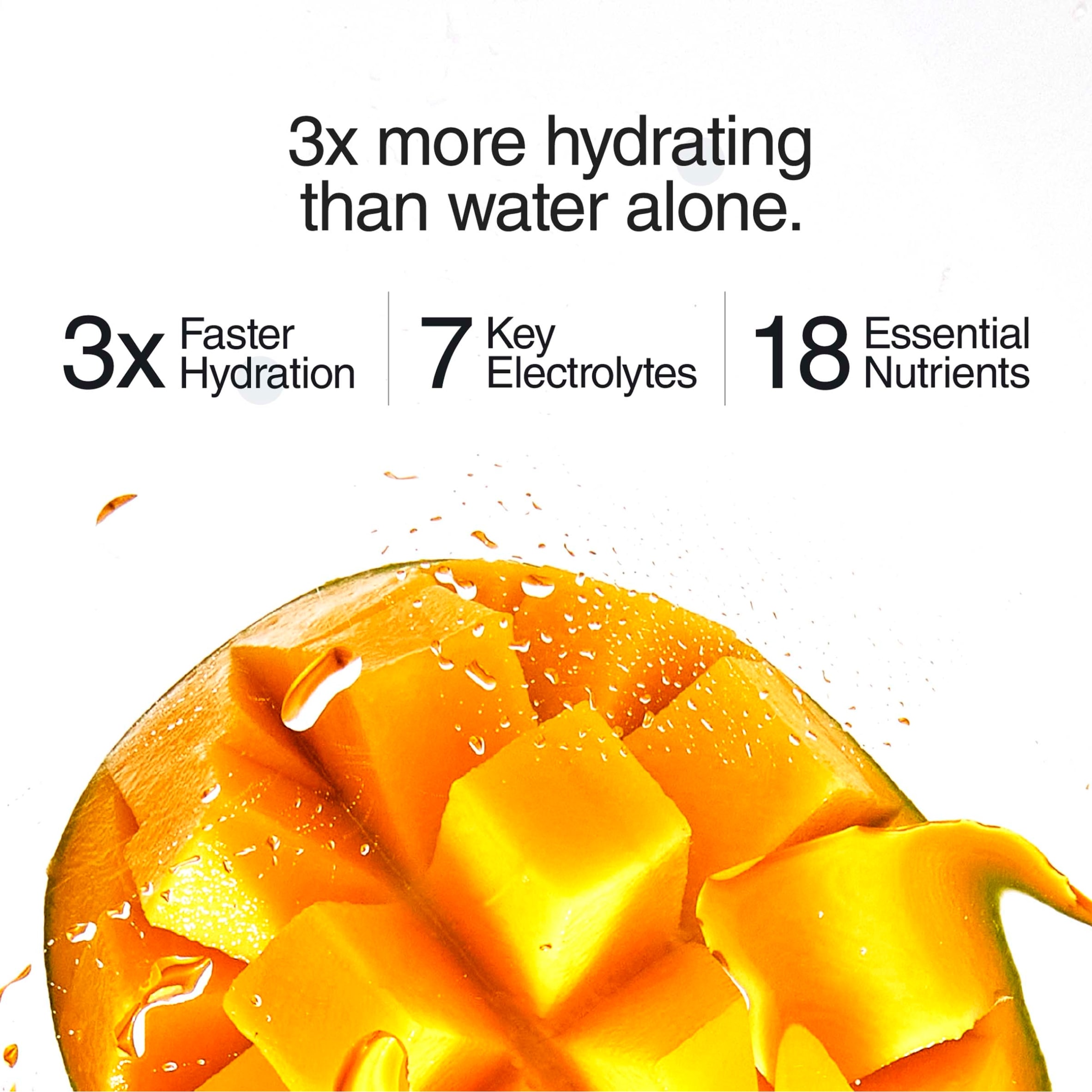Phizz Daily 3-in-1 Mango Hydration, Electrolytes & Vitamins Effervescent Tablets x20 thumbnail 2
