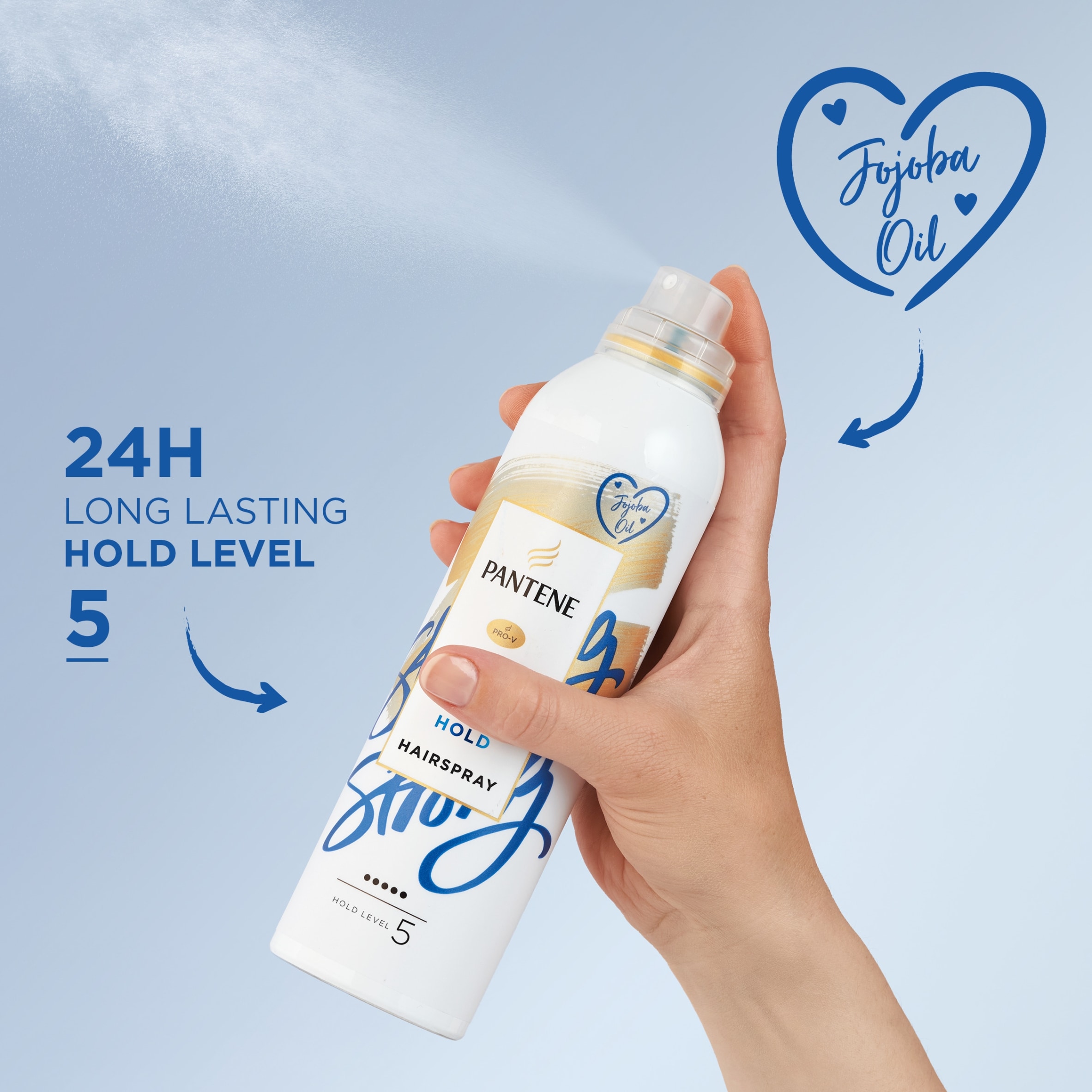 Pantene Ultra Strong Hold Hairspray 250ml thumbnail 2