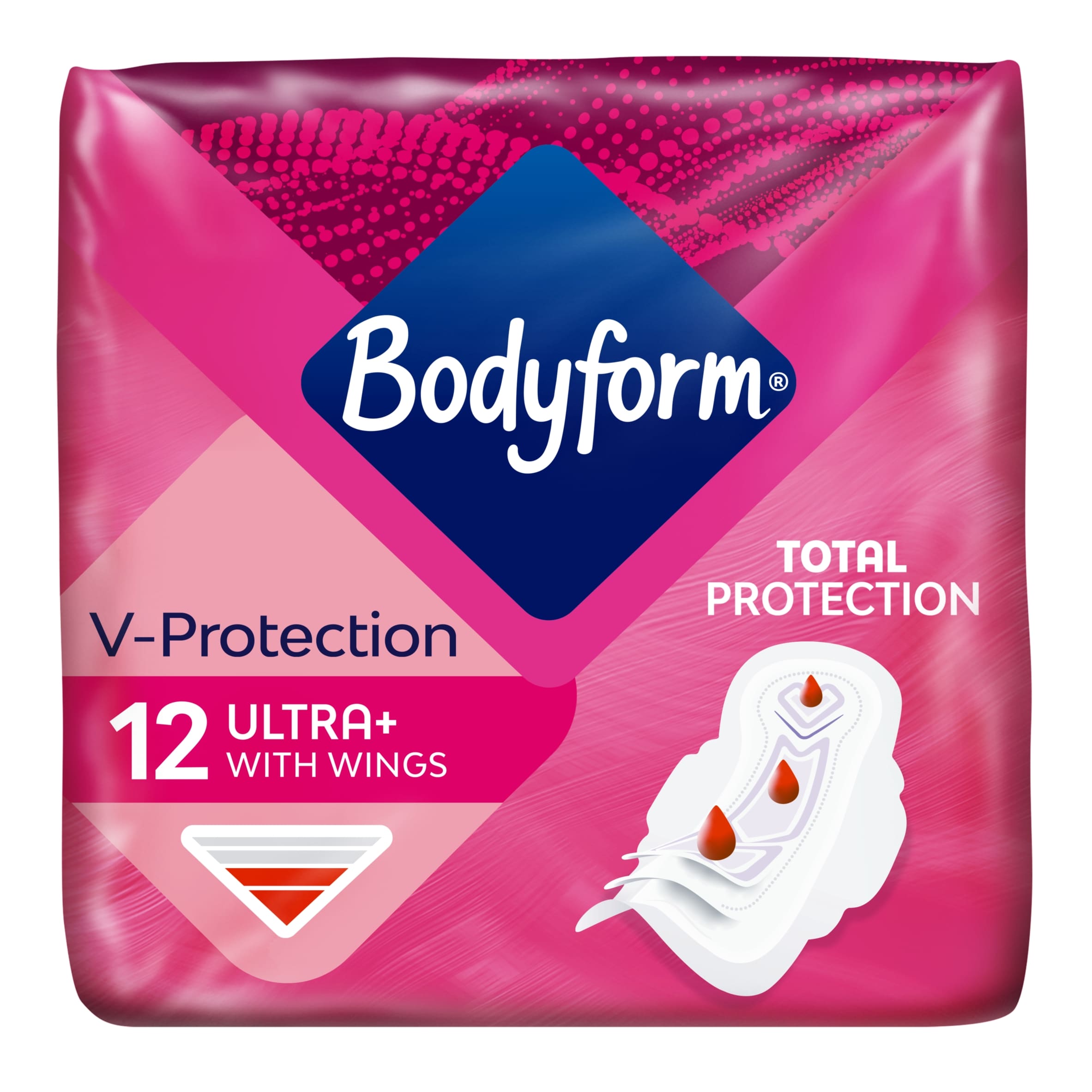 Bodyform Ultra Normal Sanitary Towels Wings 12 pack