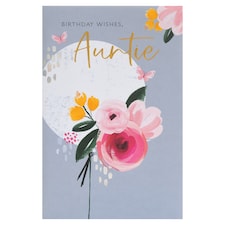 Carlton Birthday Card Birthday Wishes Auntie