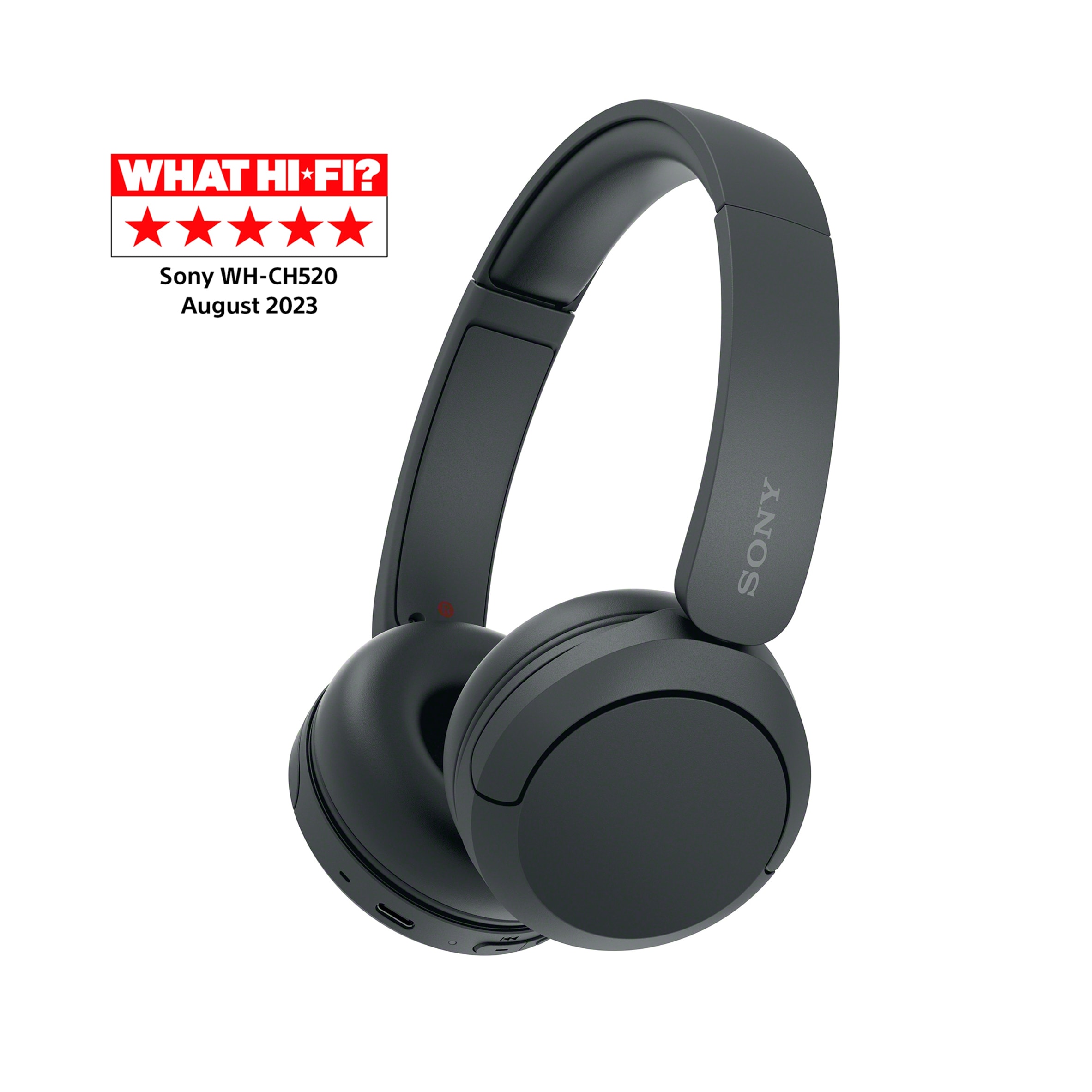 Sony Wh-Ch520 Black Multipoint Headphones