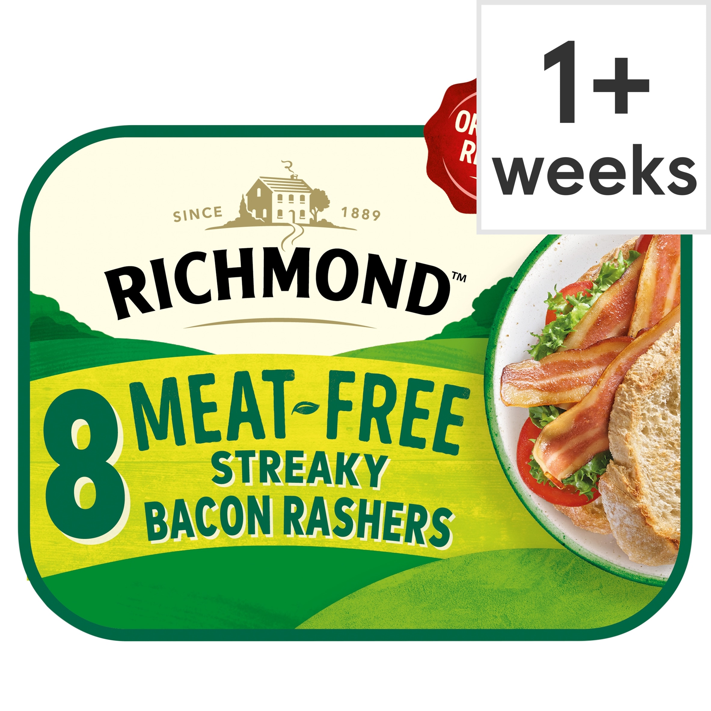 Richmond 8 Meat Free Vegan Streaky Bacon Rashers