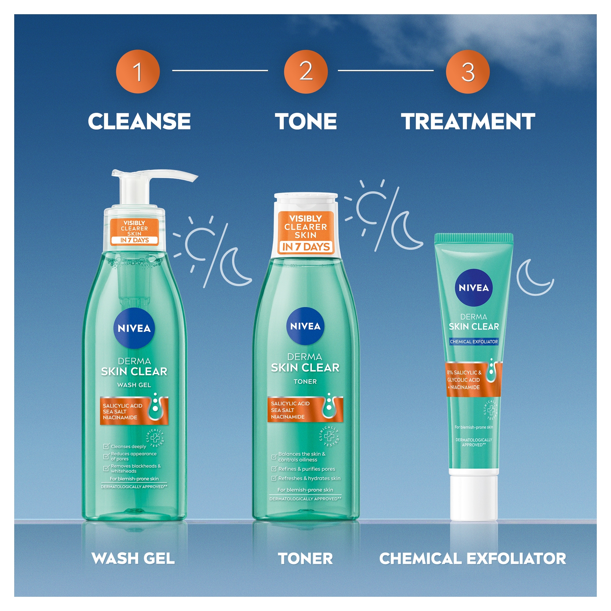 NIVEA Derma Skin Clear Toner 200ml thumbnail 3