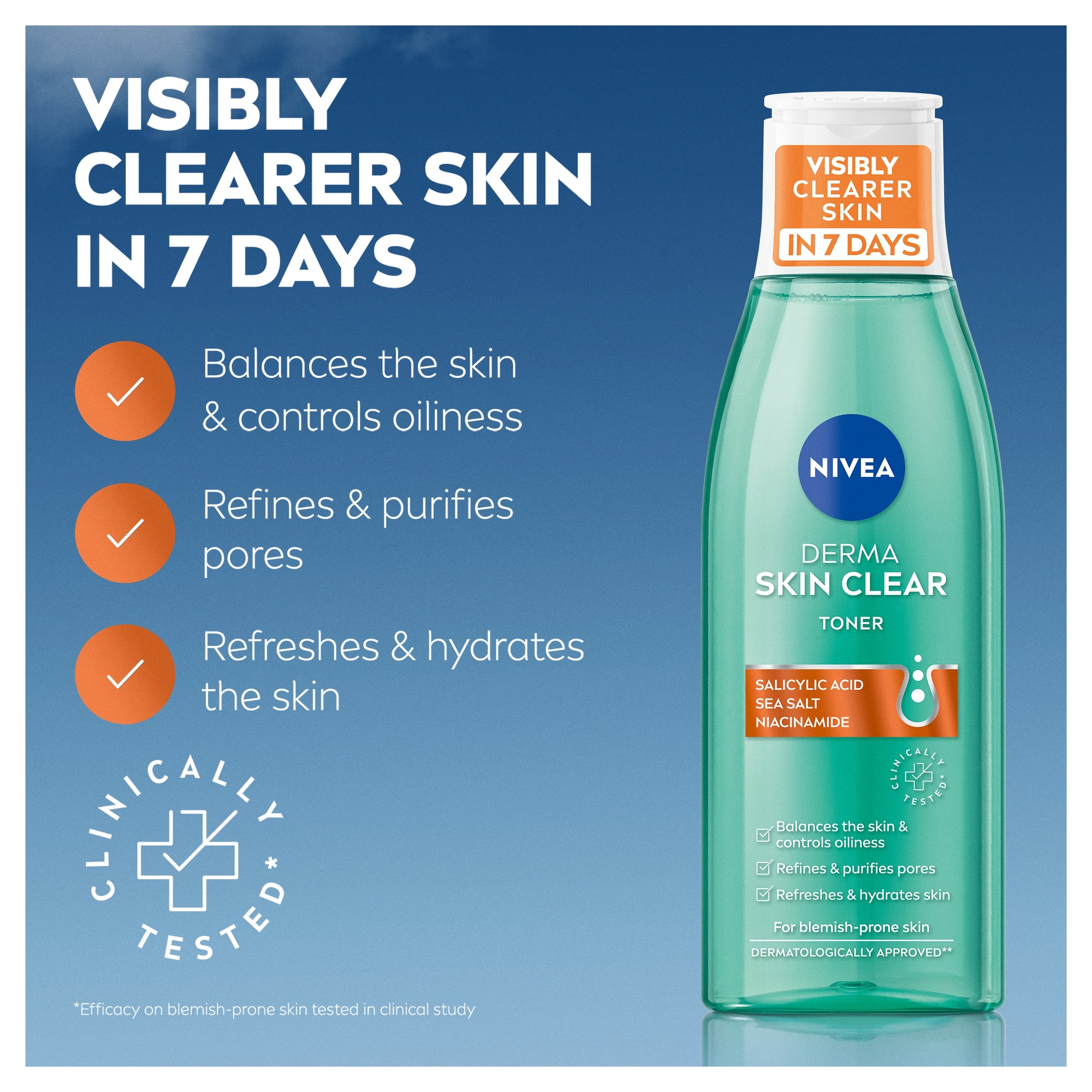 NIVEA Derma Skin Clear Toner 200ml thumbnail 4